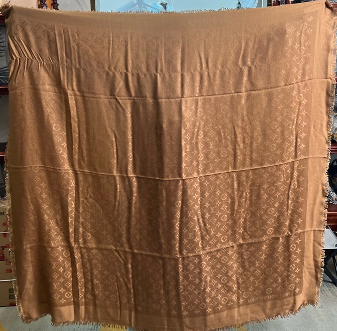 Louis Vuitton Brown Scarf
