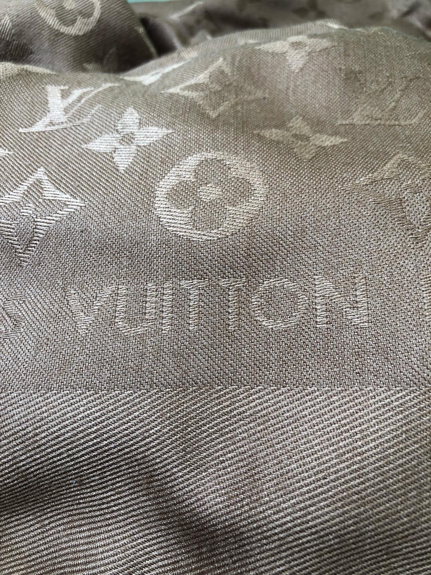 Louis Vuitton Brown Scarf