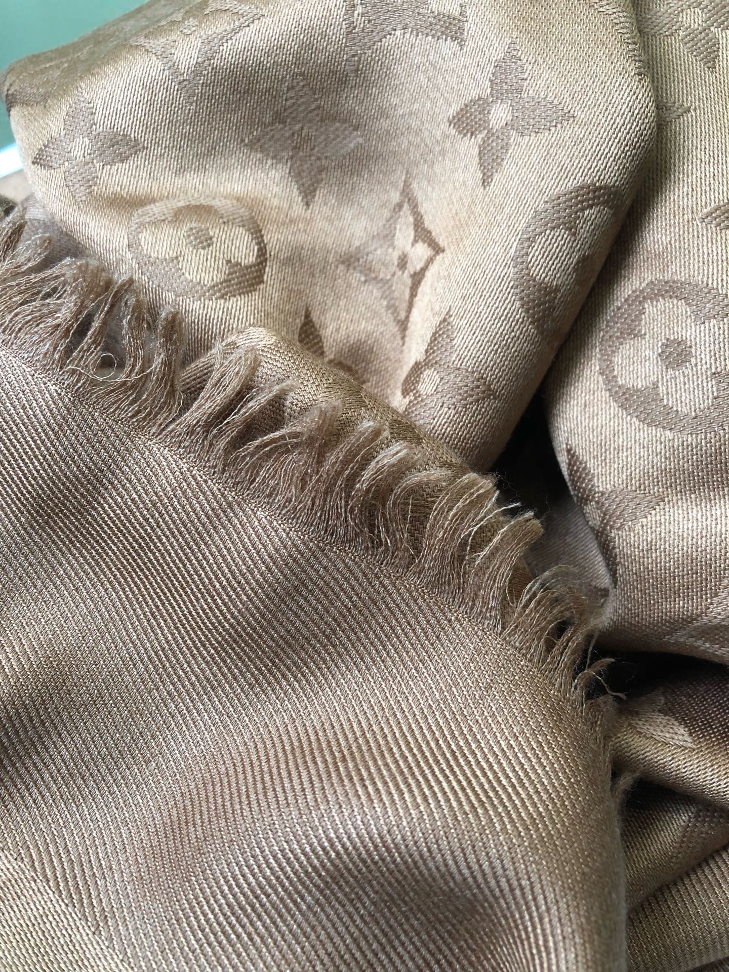 Louis Vuitton Brown Scarf