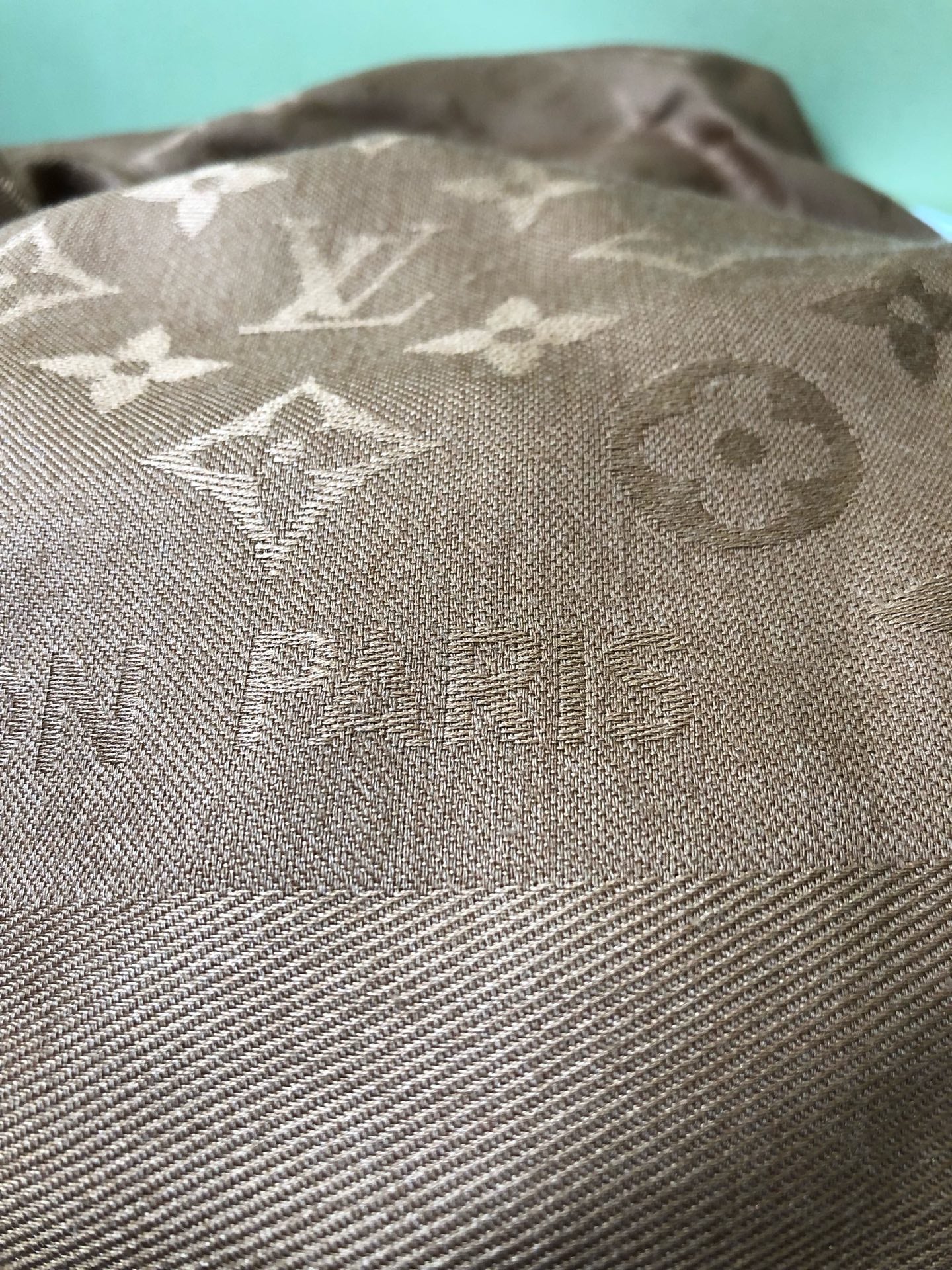Louis Vuitton Brown Scarf