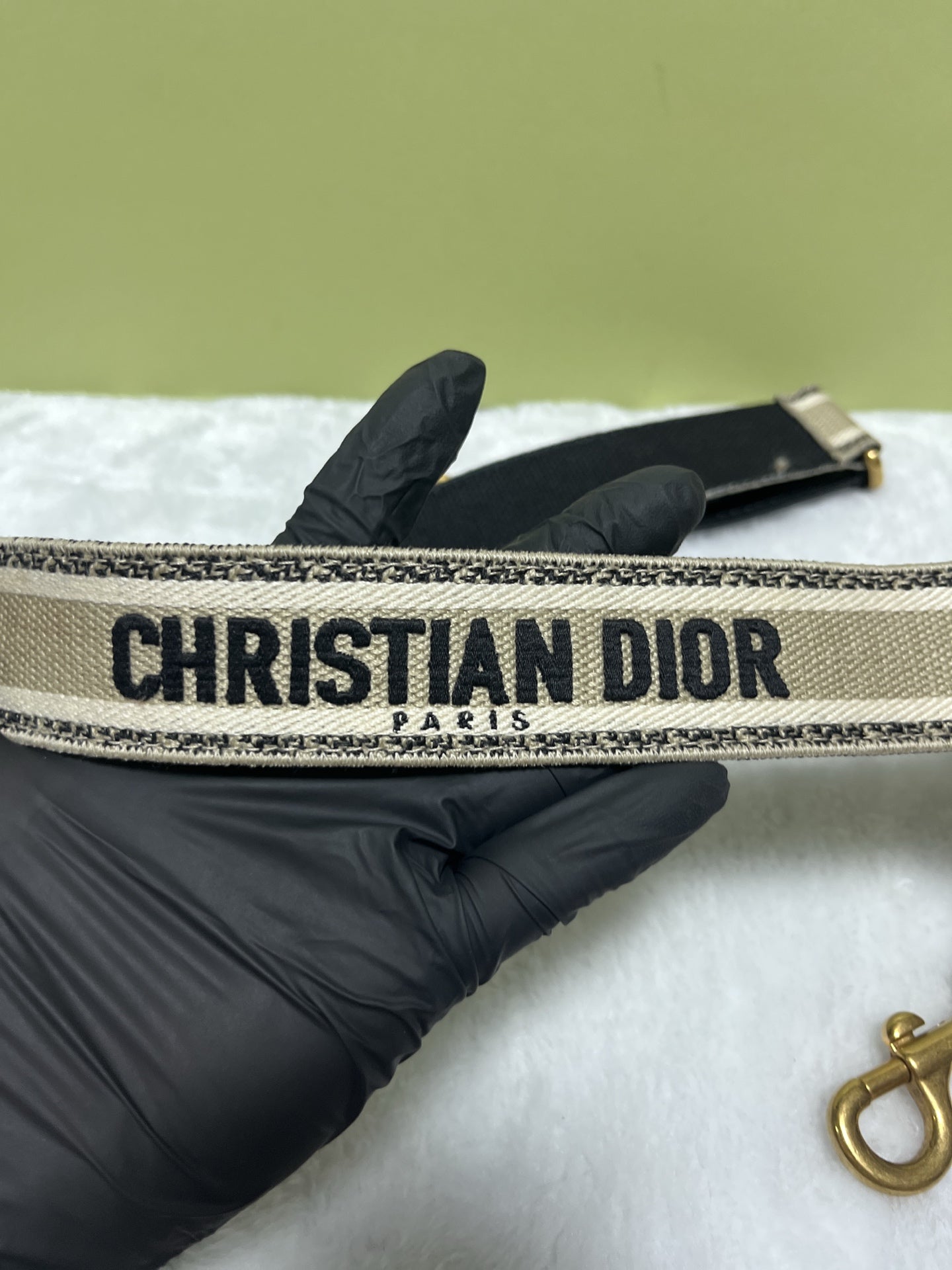 Dior Blue Saddle Bag