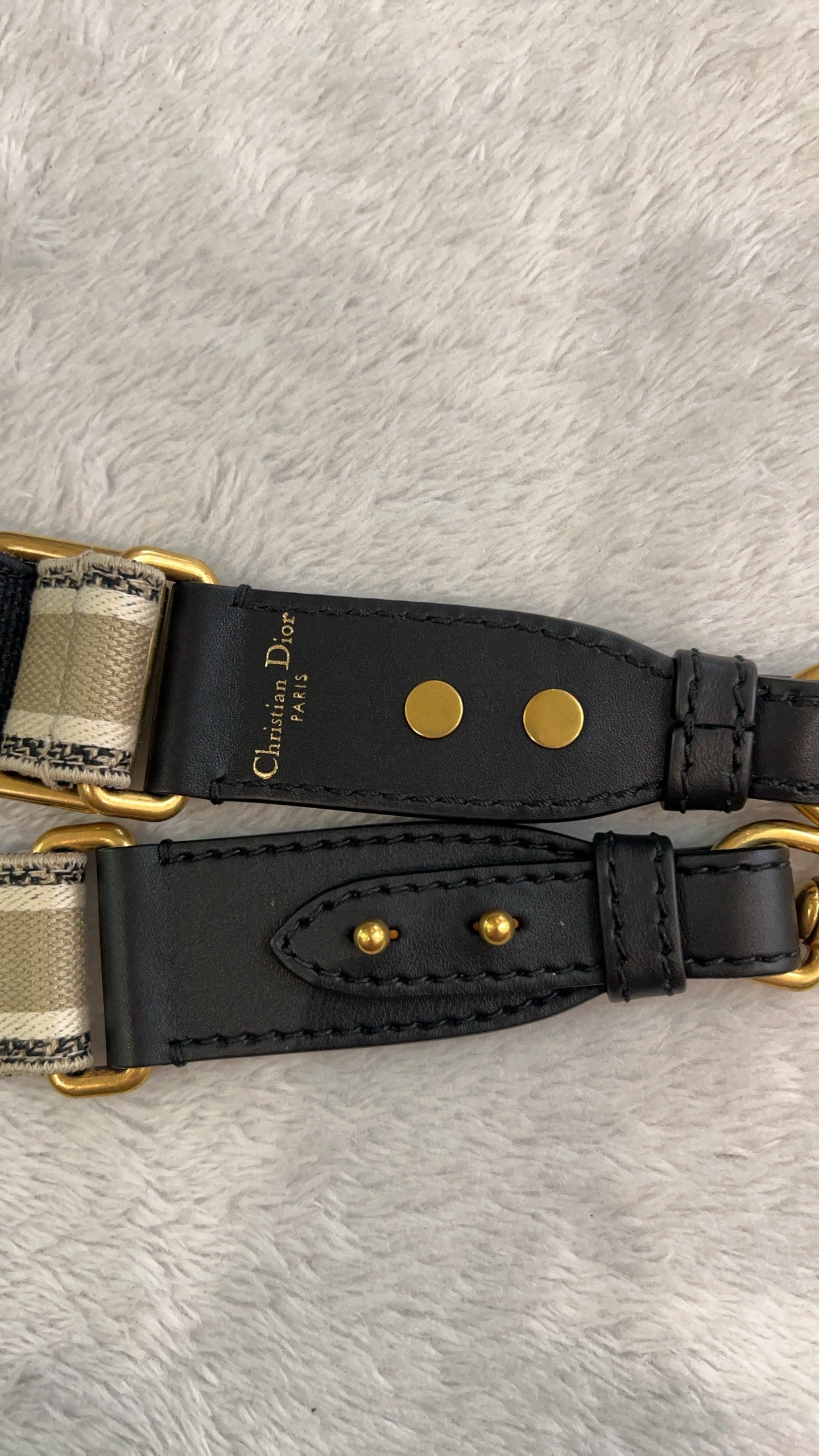Dior Blue Saddle Bag