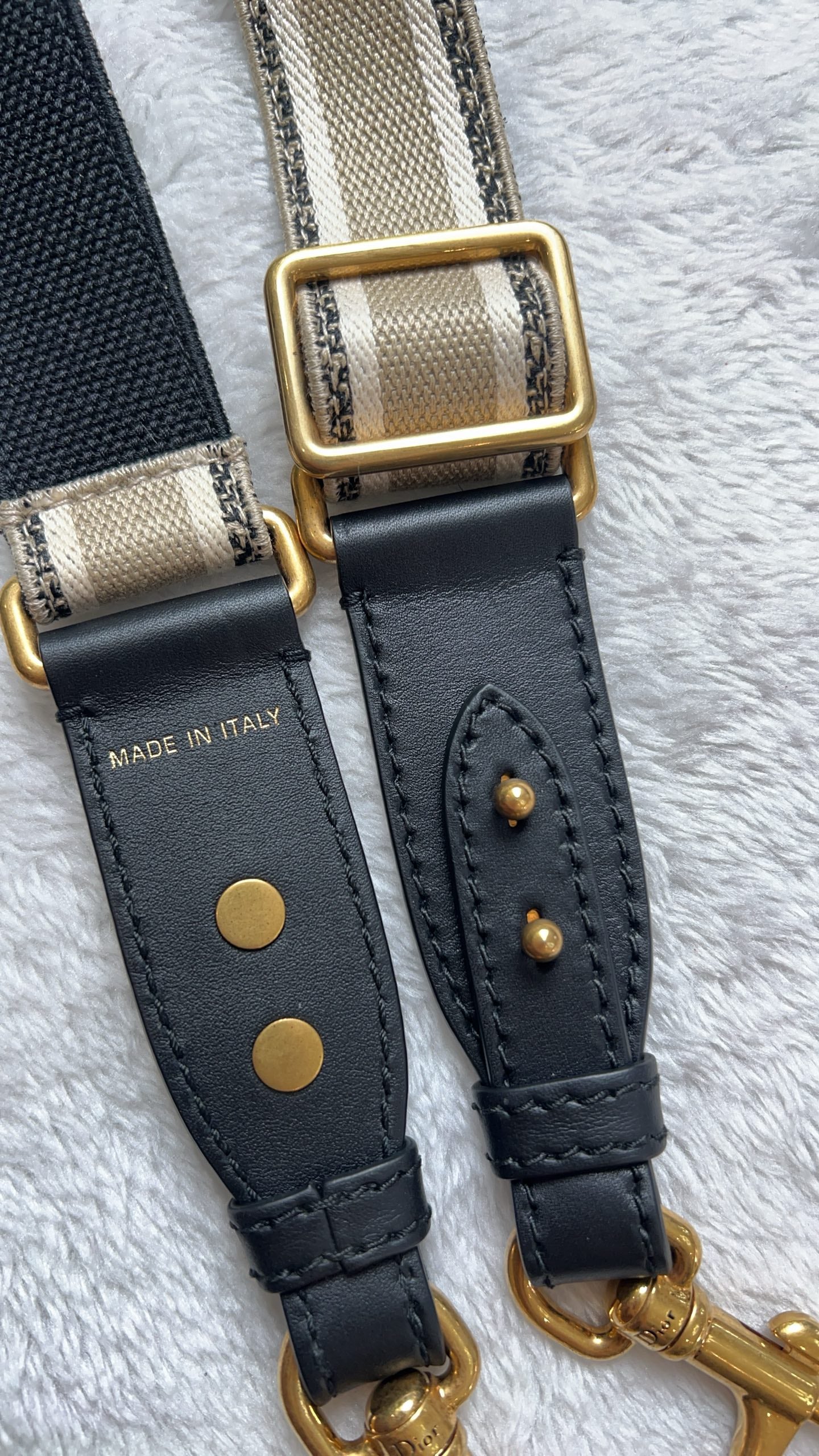 Dior Blue Saddle Bag