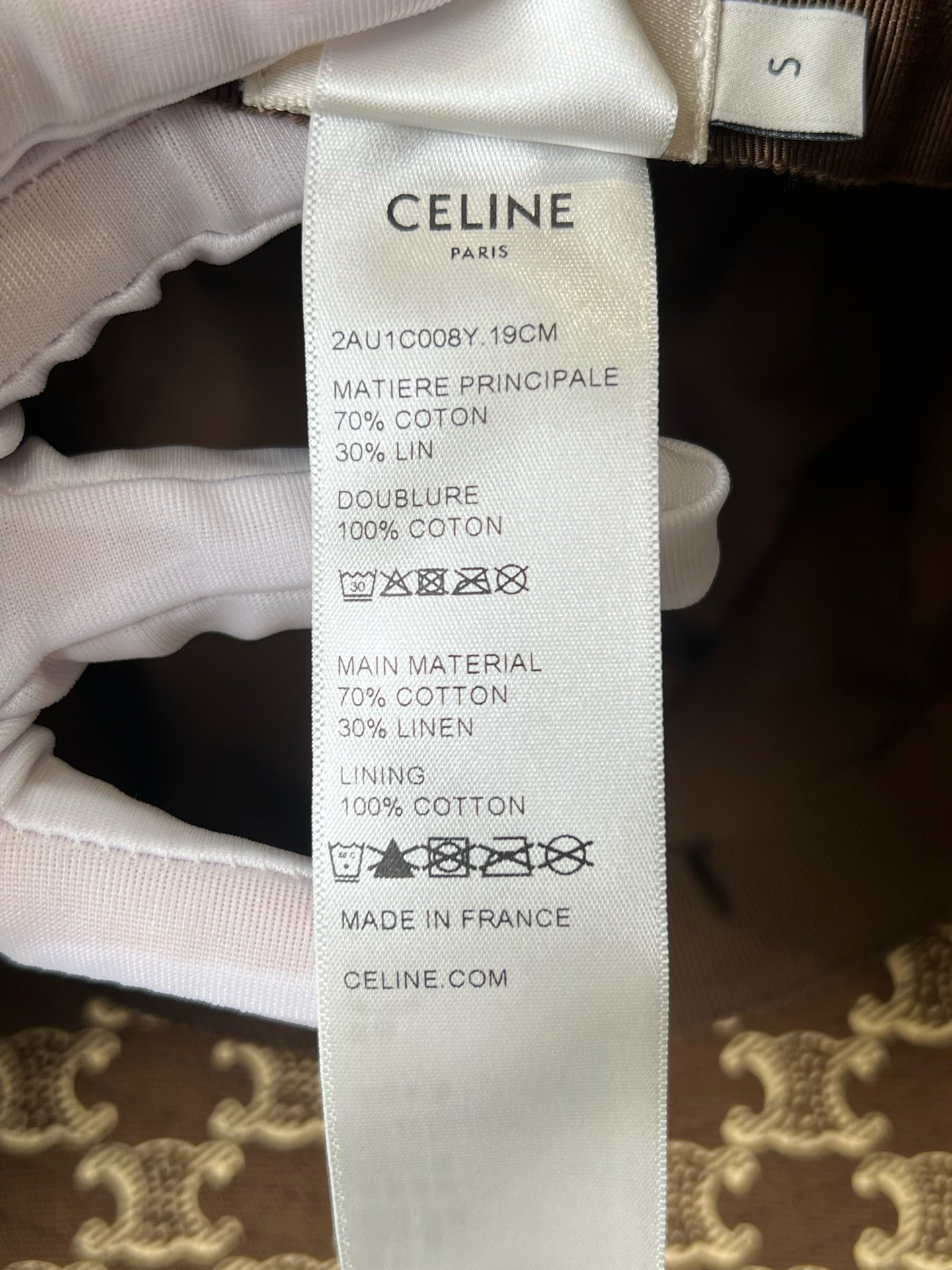 Celine赛琳 Cotton Bucket hat
