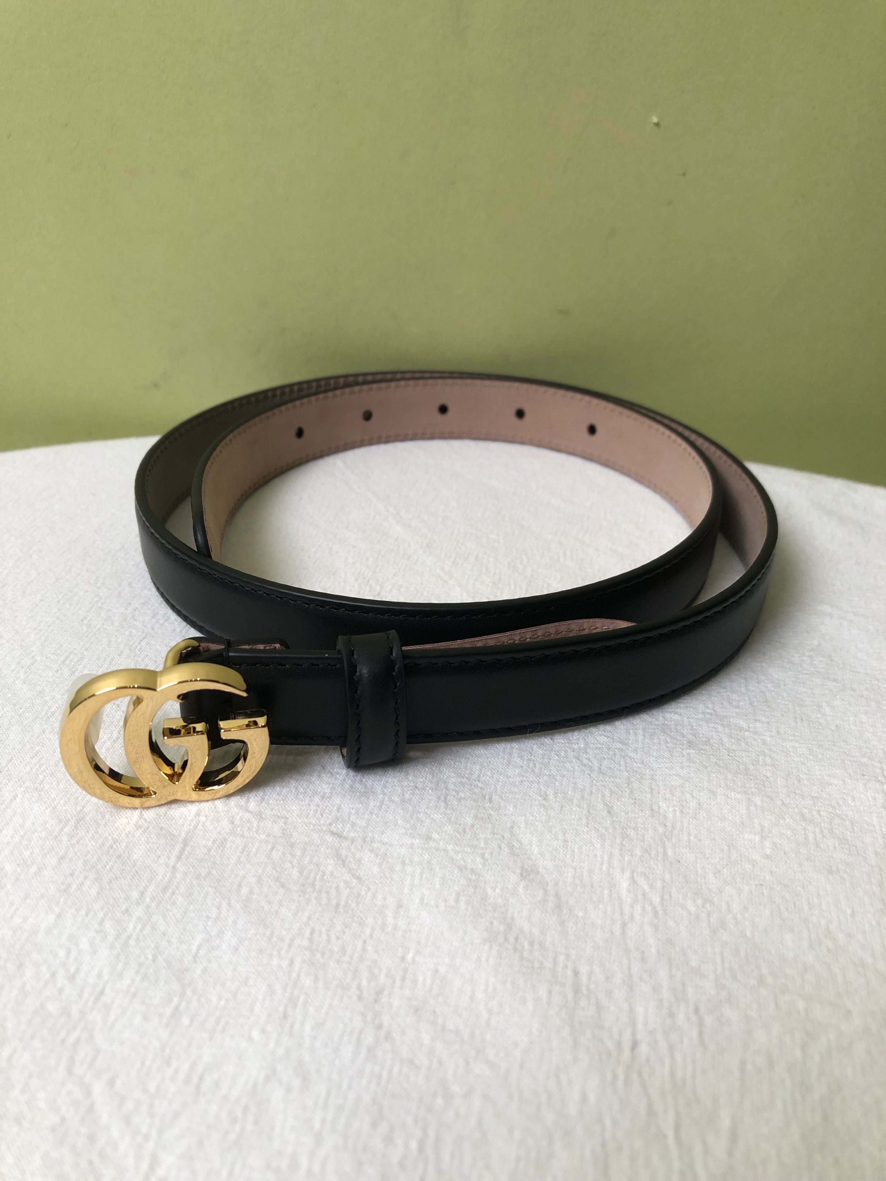 Gucci Black Belt