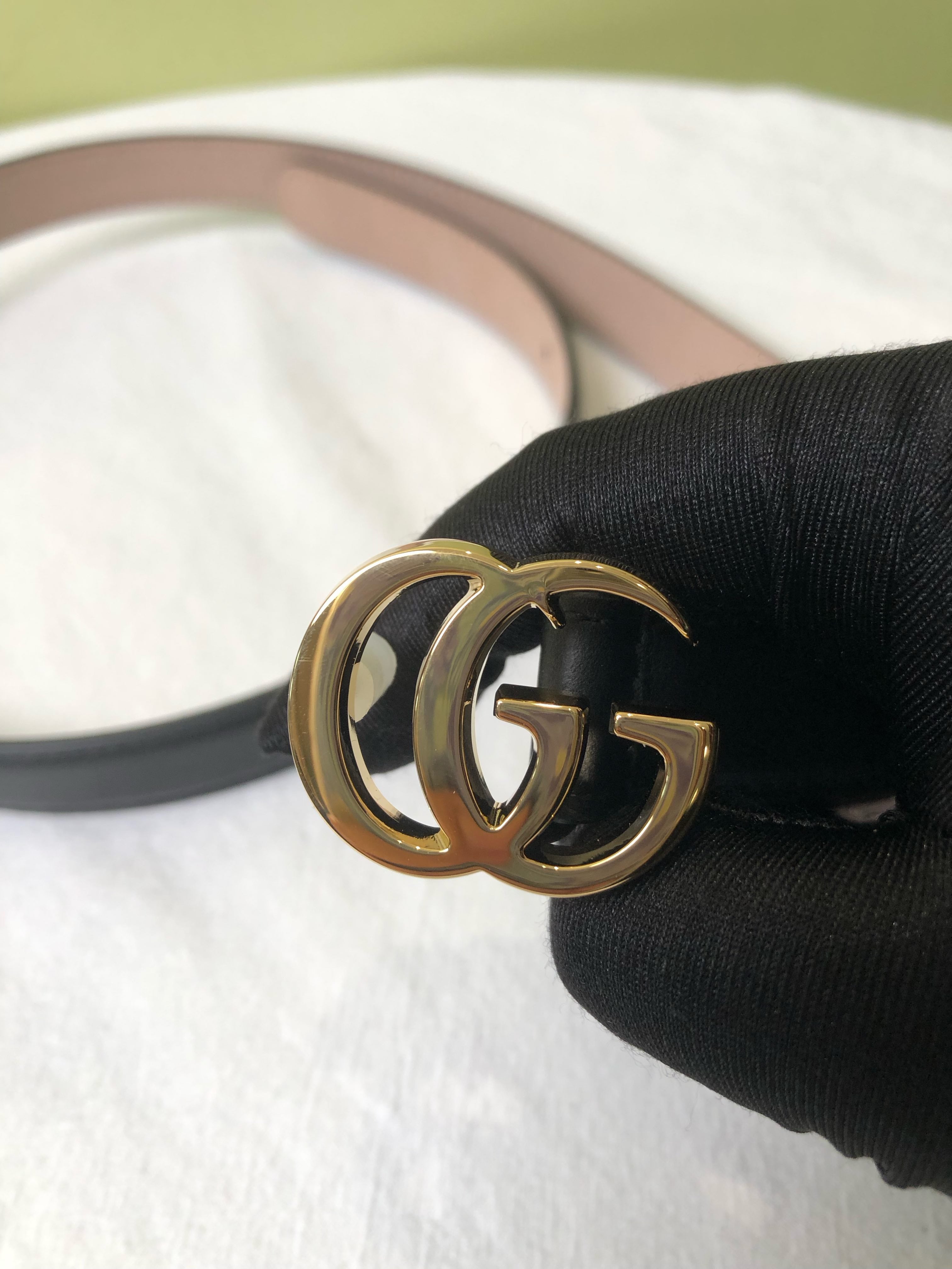 Gucci Black Belt