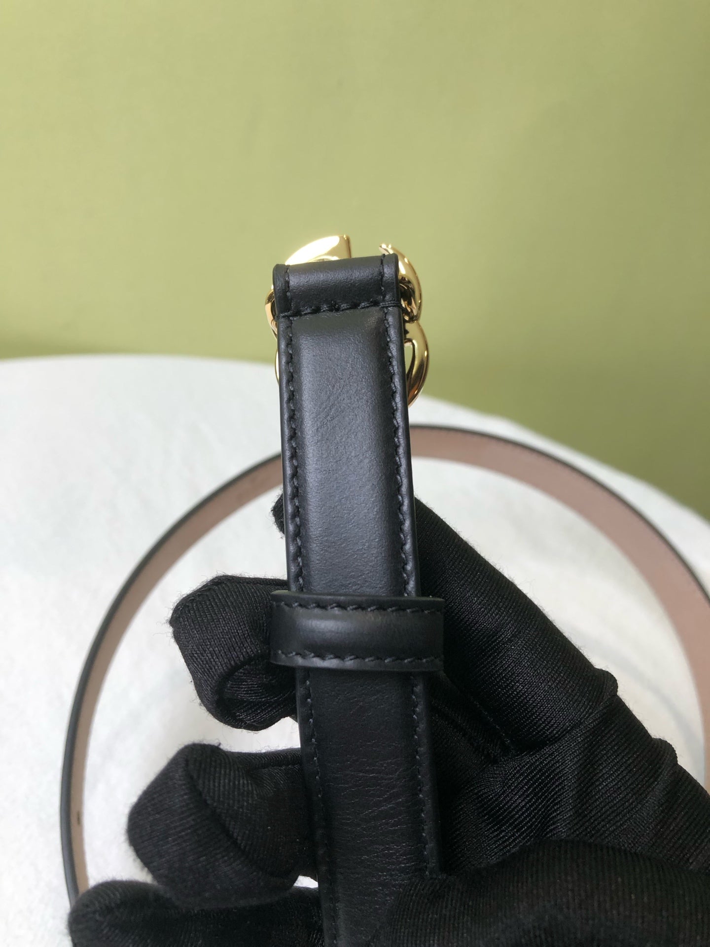 Gucci Black Belt