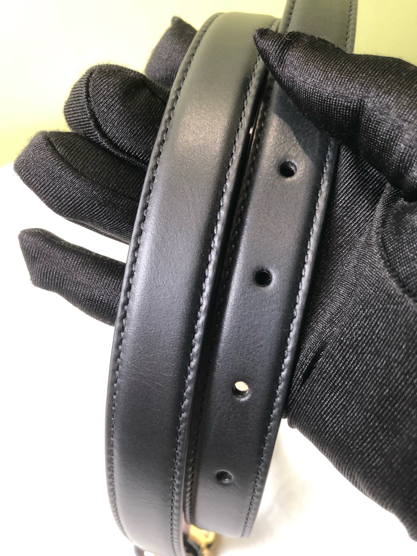 Gucci Black Belt