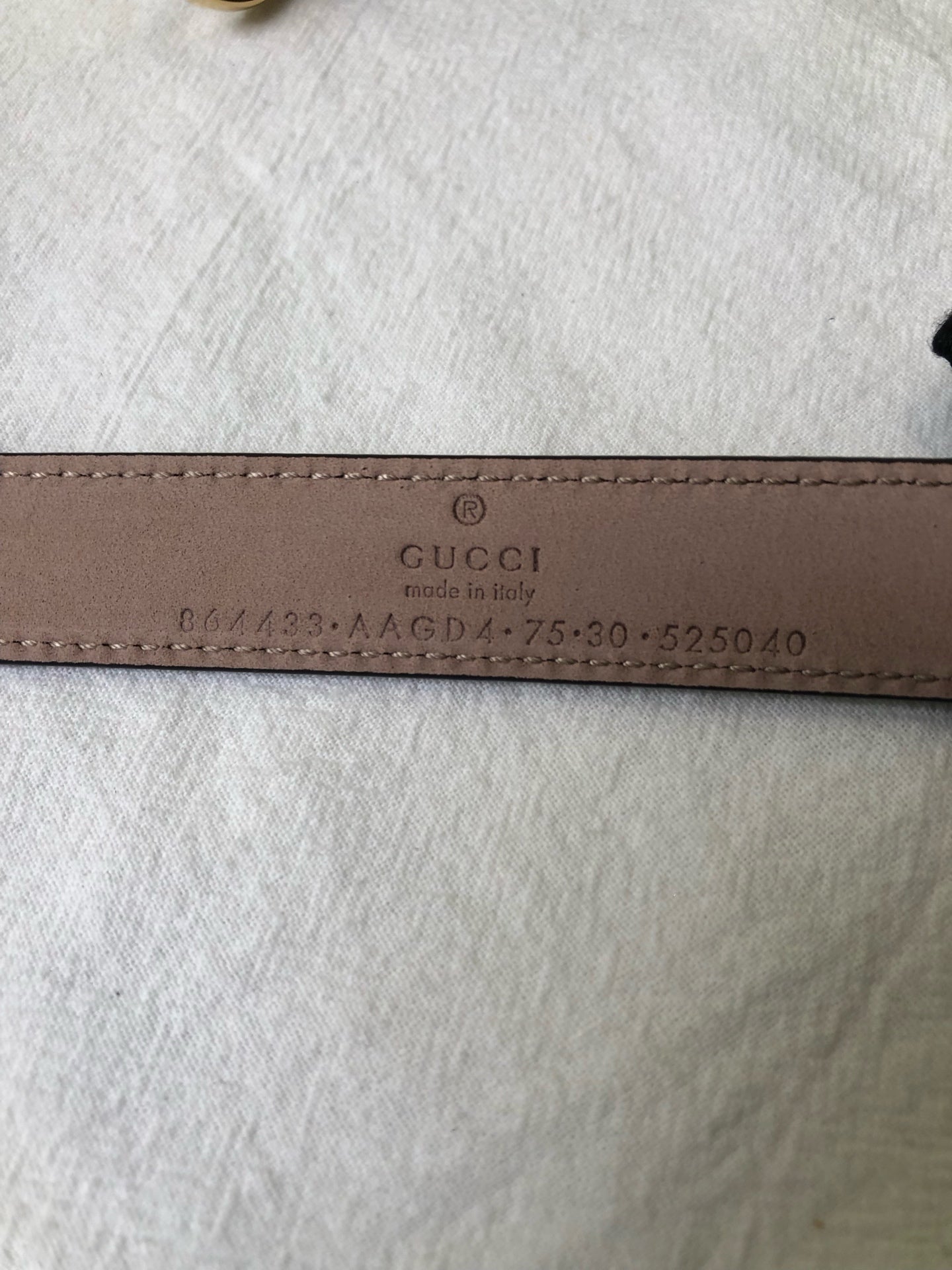 Gucci Black Belt
