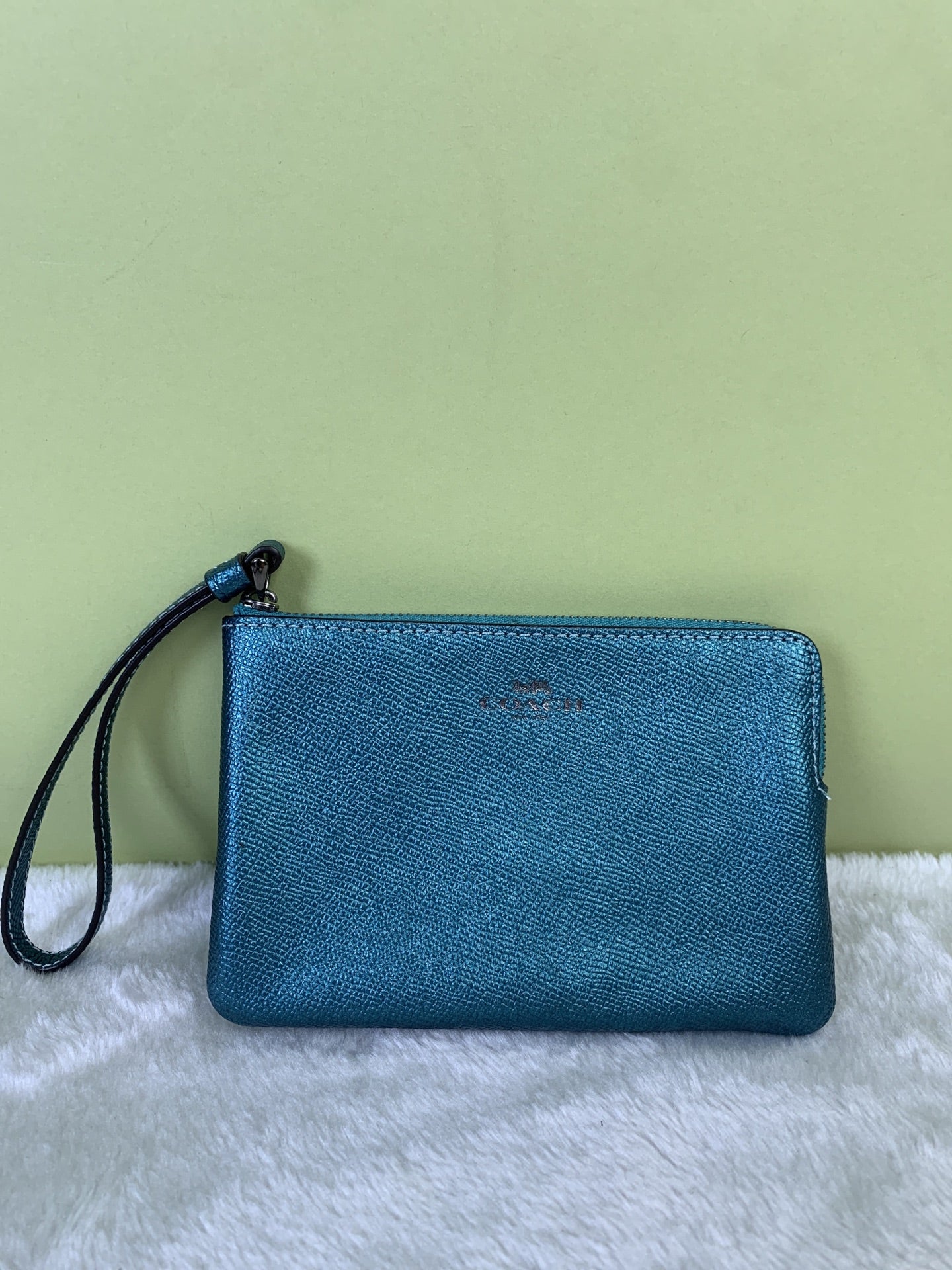 Coach Blue Clutch
