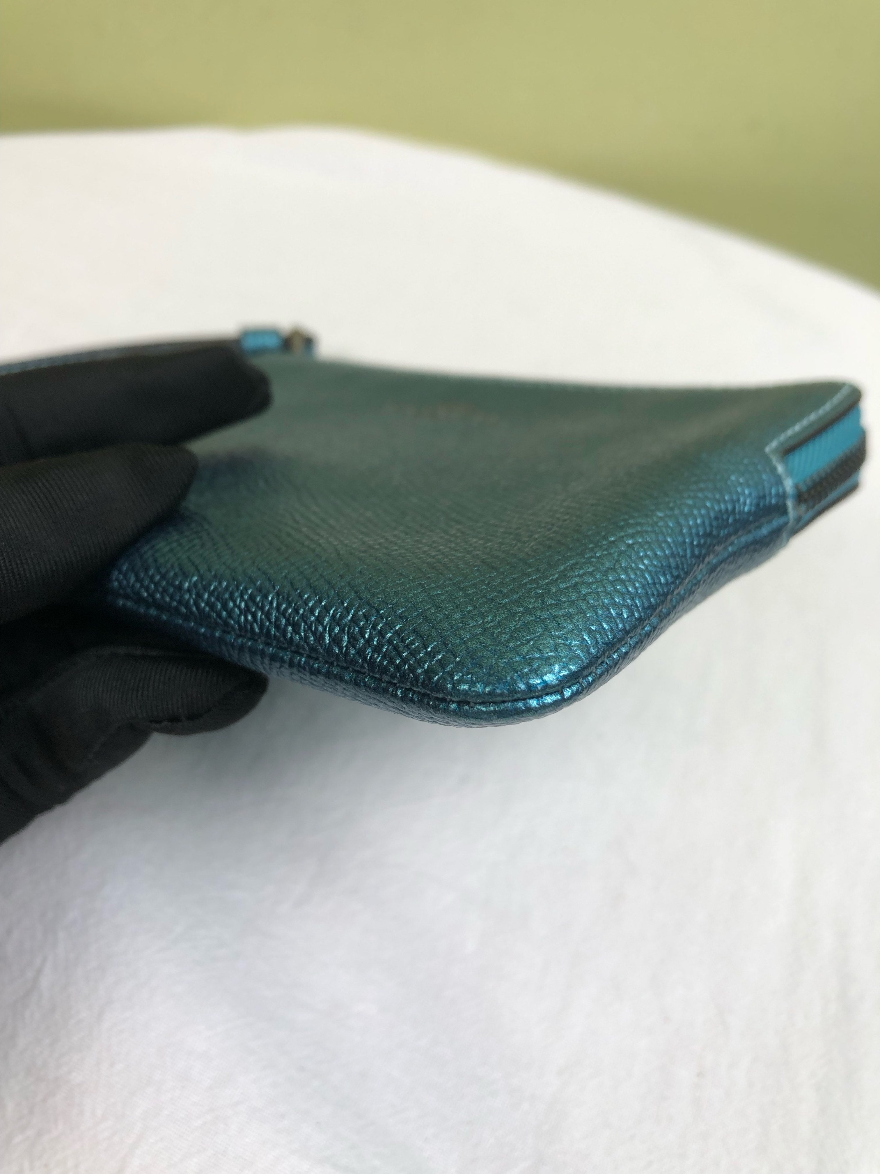 Coach Blue Clutch