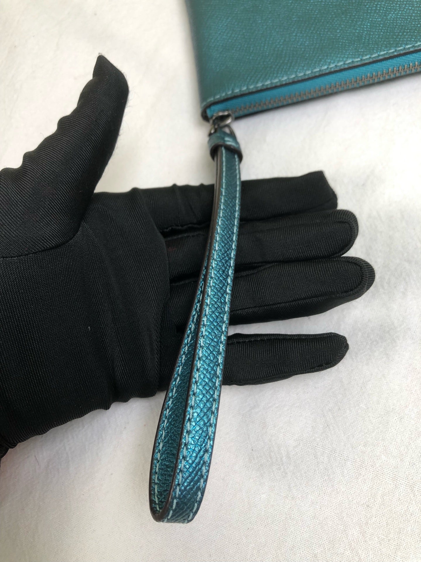Coach Blue Clutch