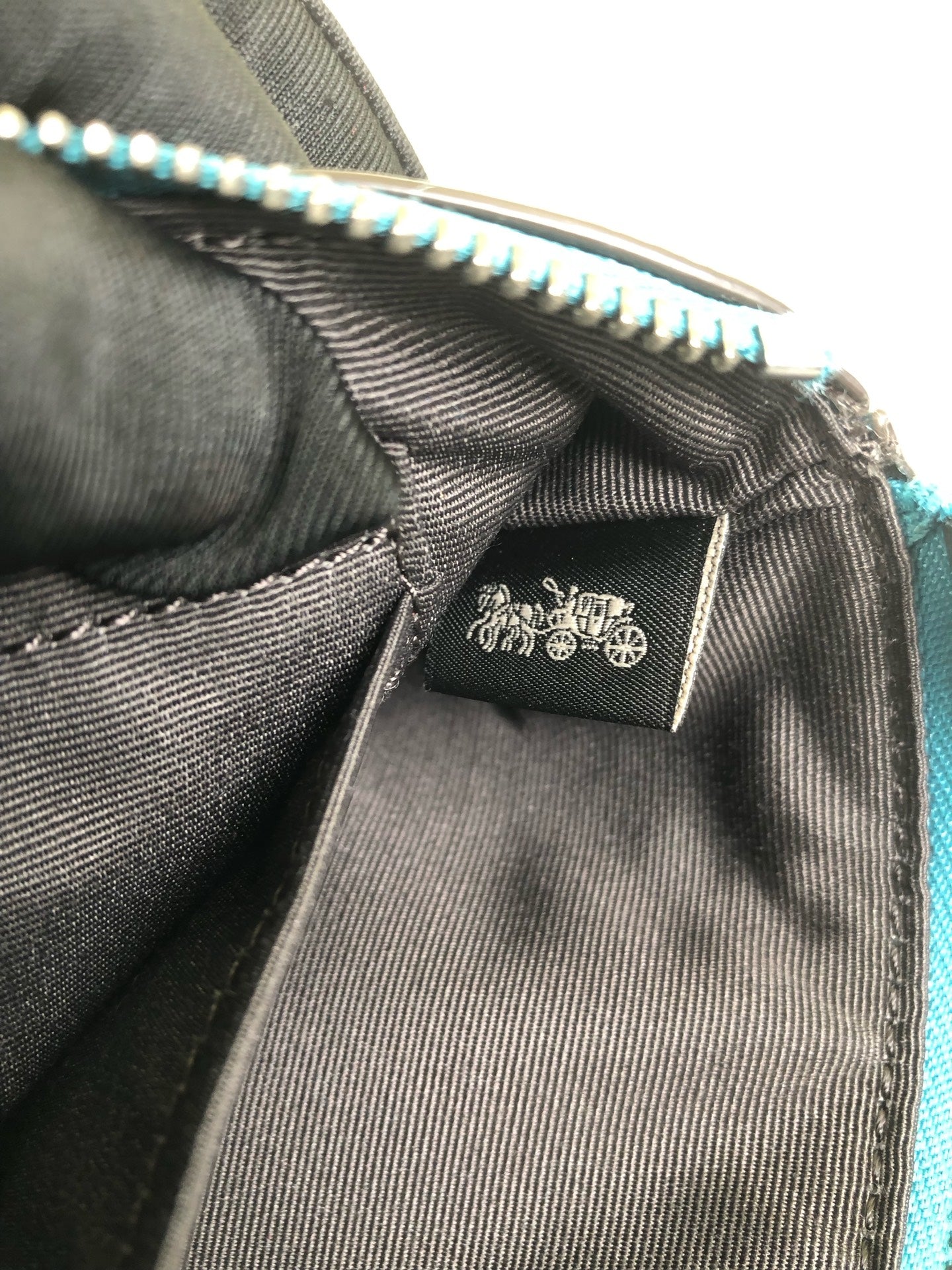 Coach Blue Clutch