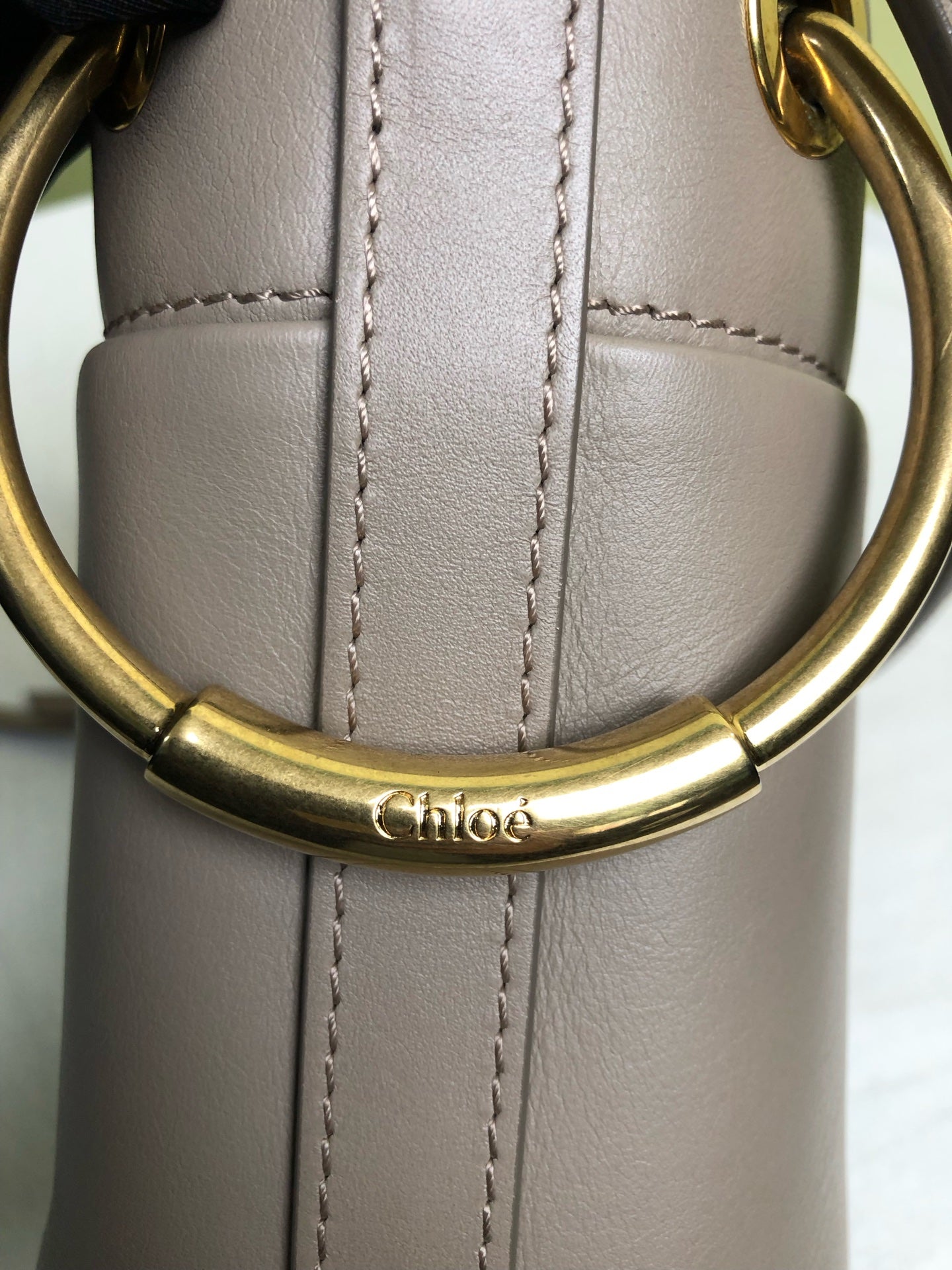 Chloe Gray Bucket & Drawstring Bag