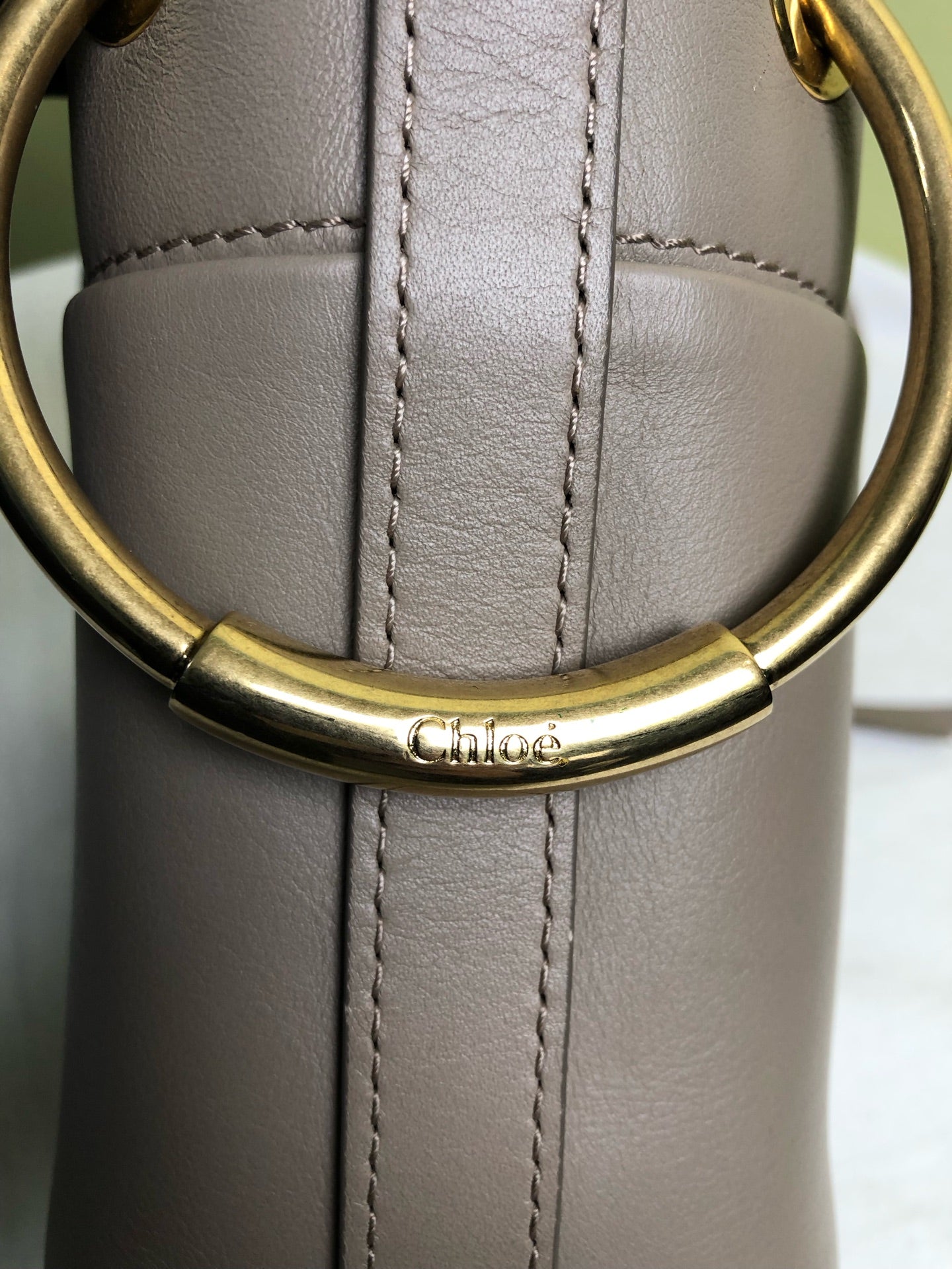 Chloe Gray Bucket & Drawstring Bag