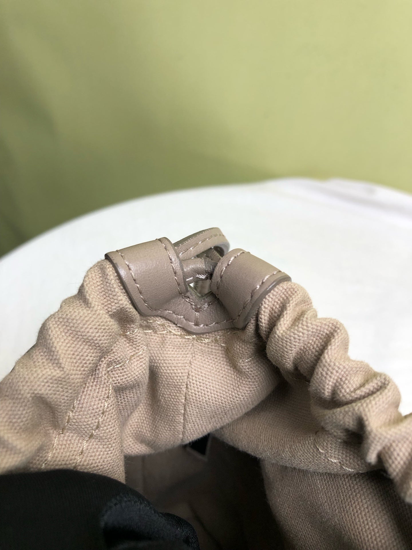 Chloe Gray Bucket & Drawstring Bag