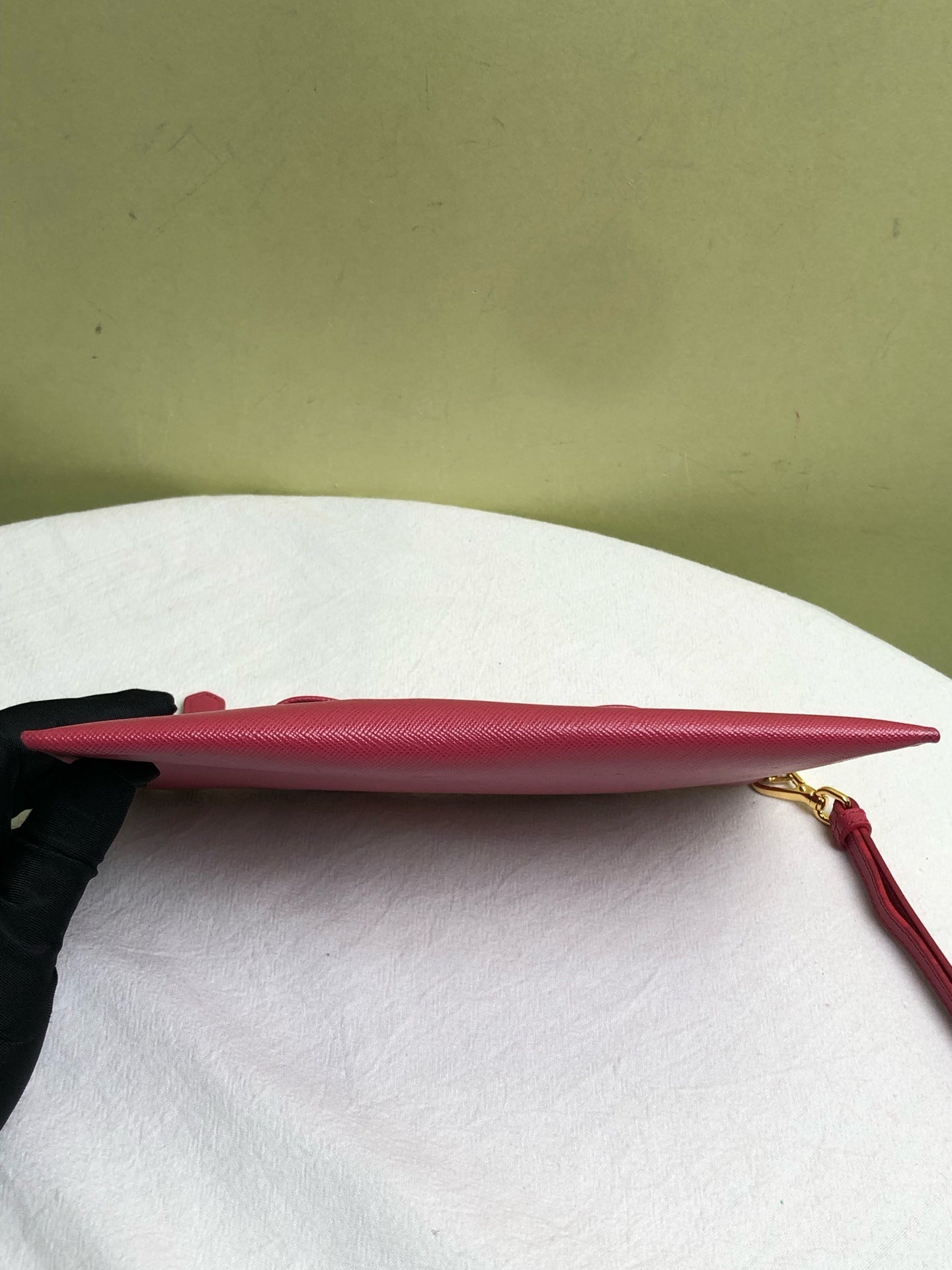 Prada Red Clutch