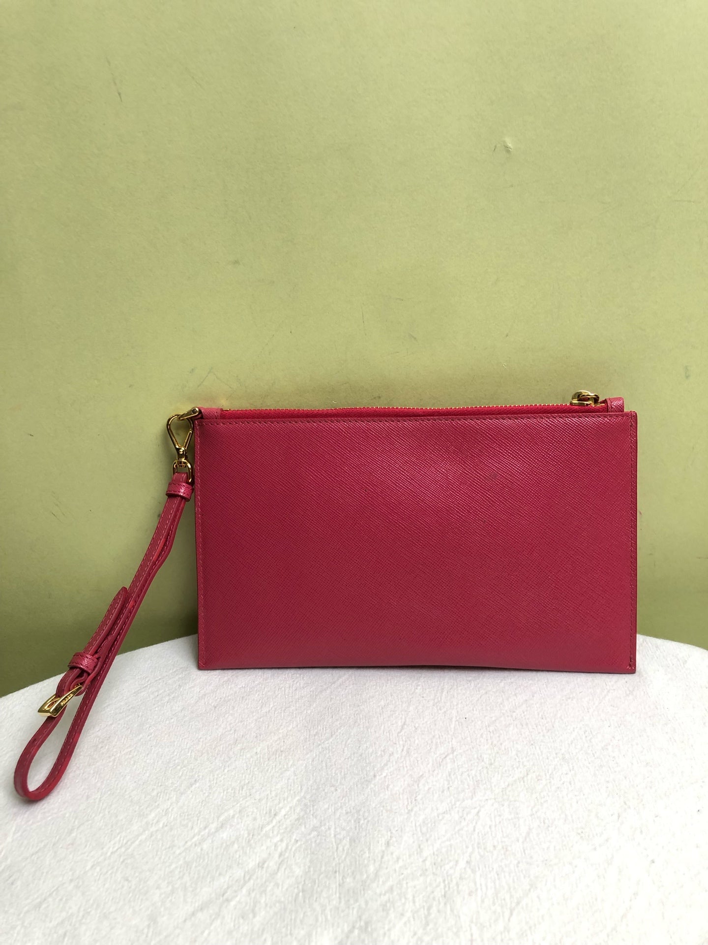 Prada Red Clutch