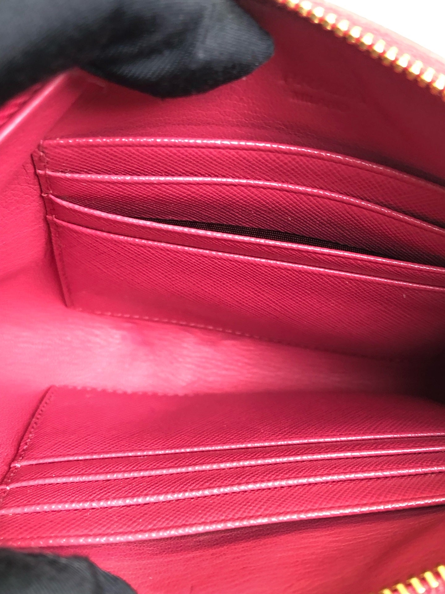Prada Red Clutch