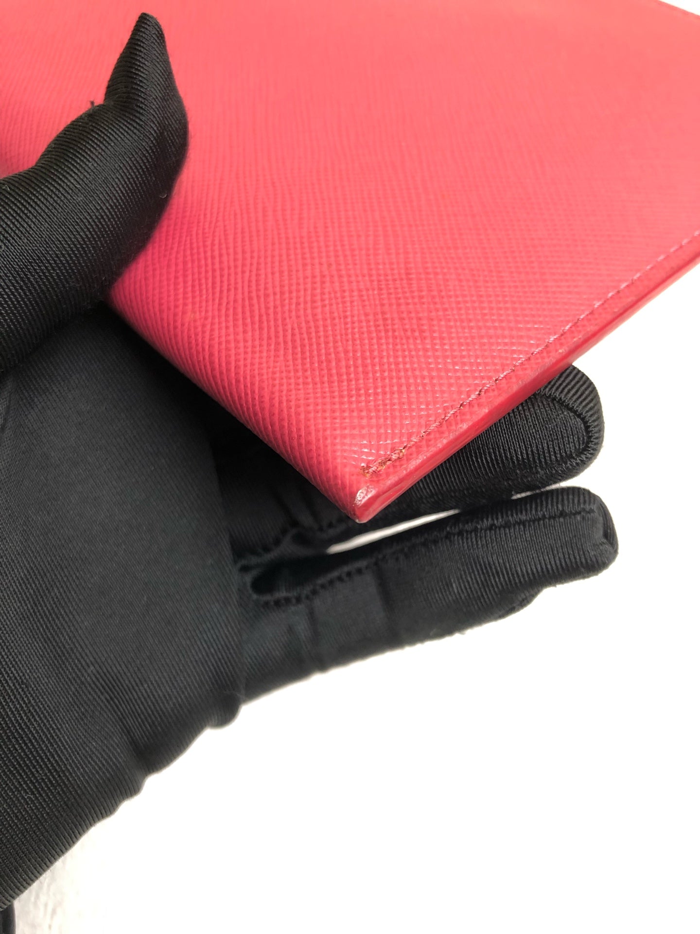 Prada Red Clutch