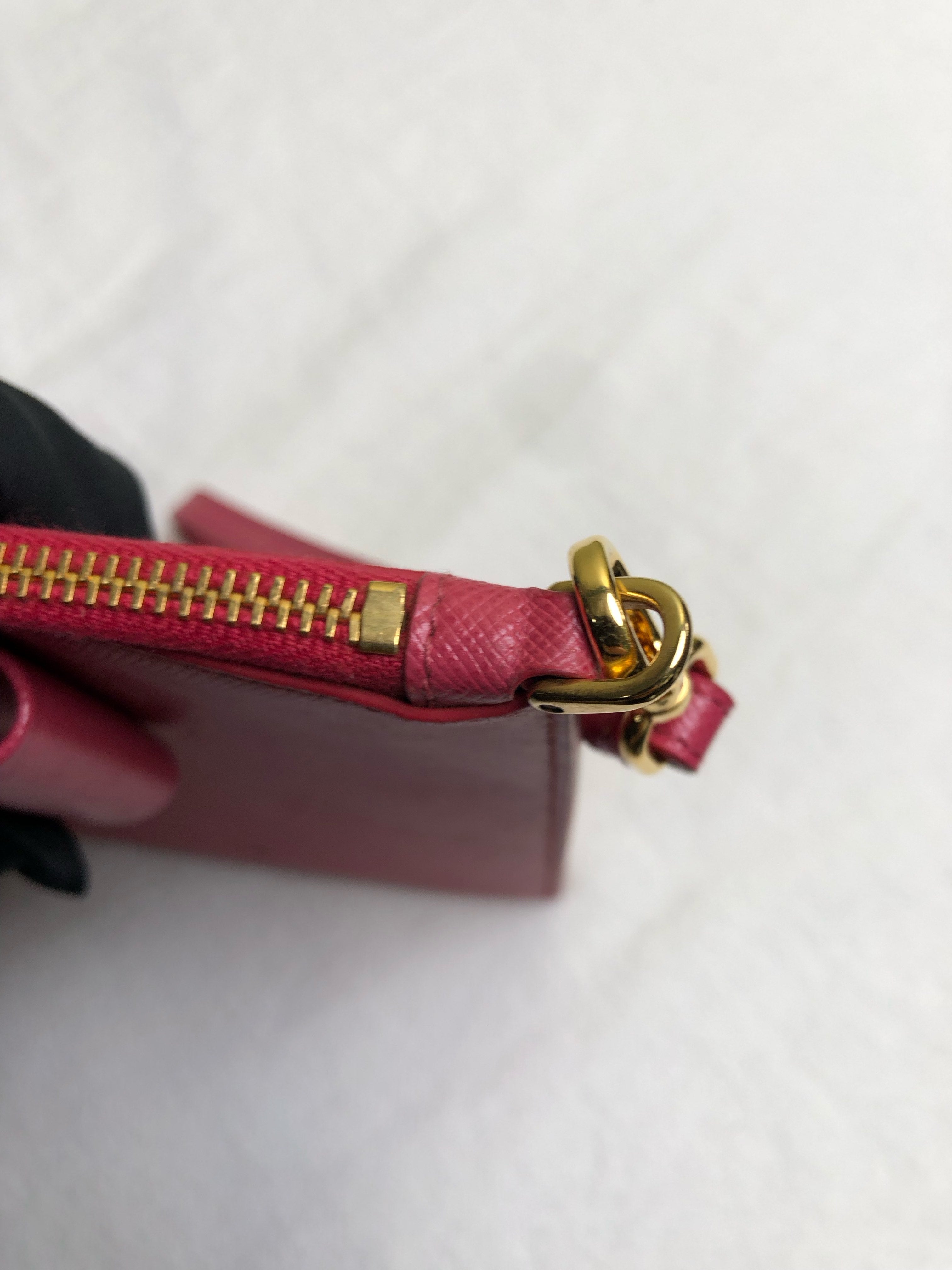 Prada Red Clutch