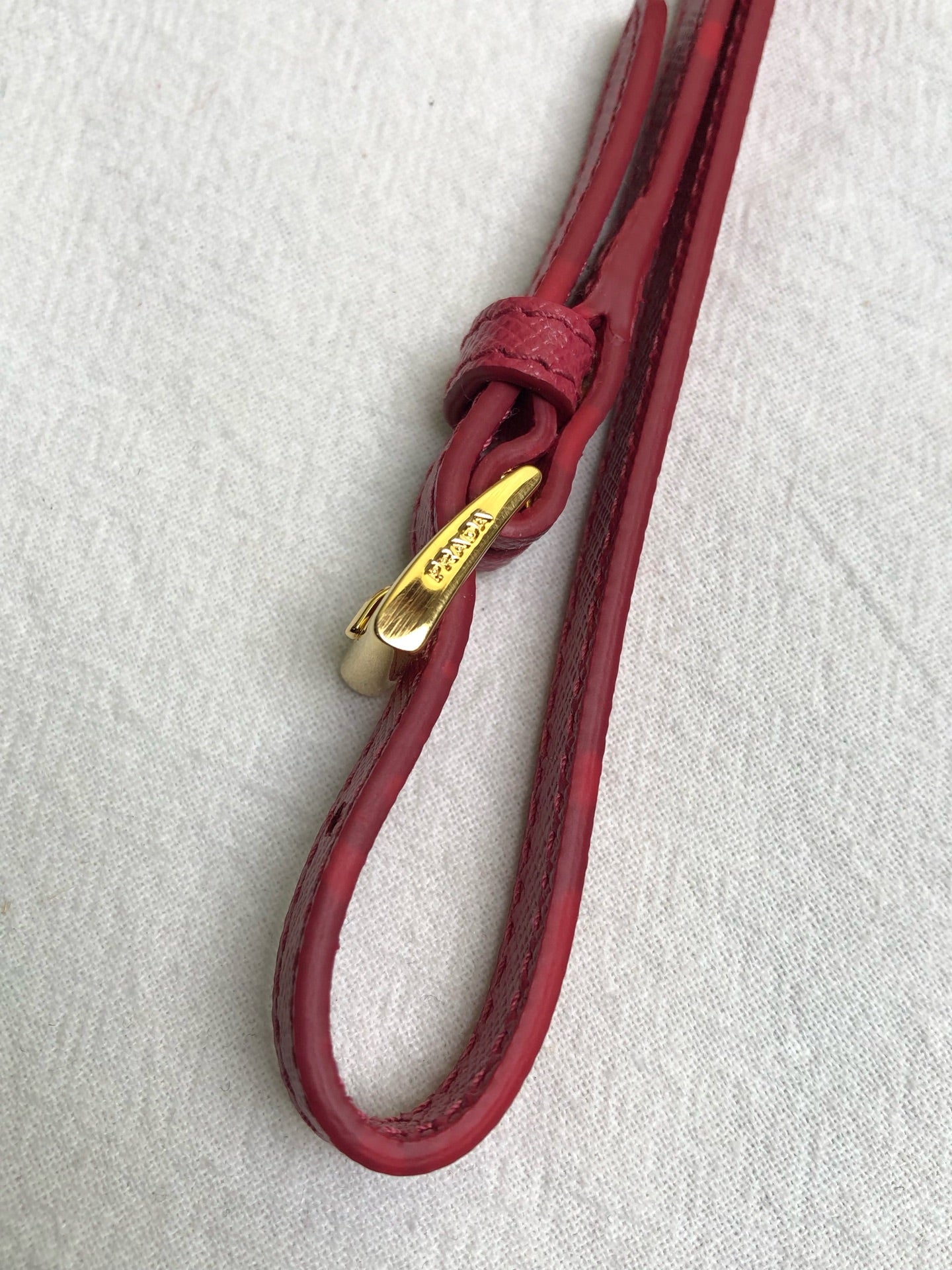 Prada Red Clutch