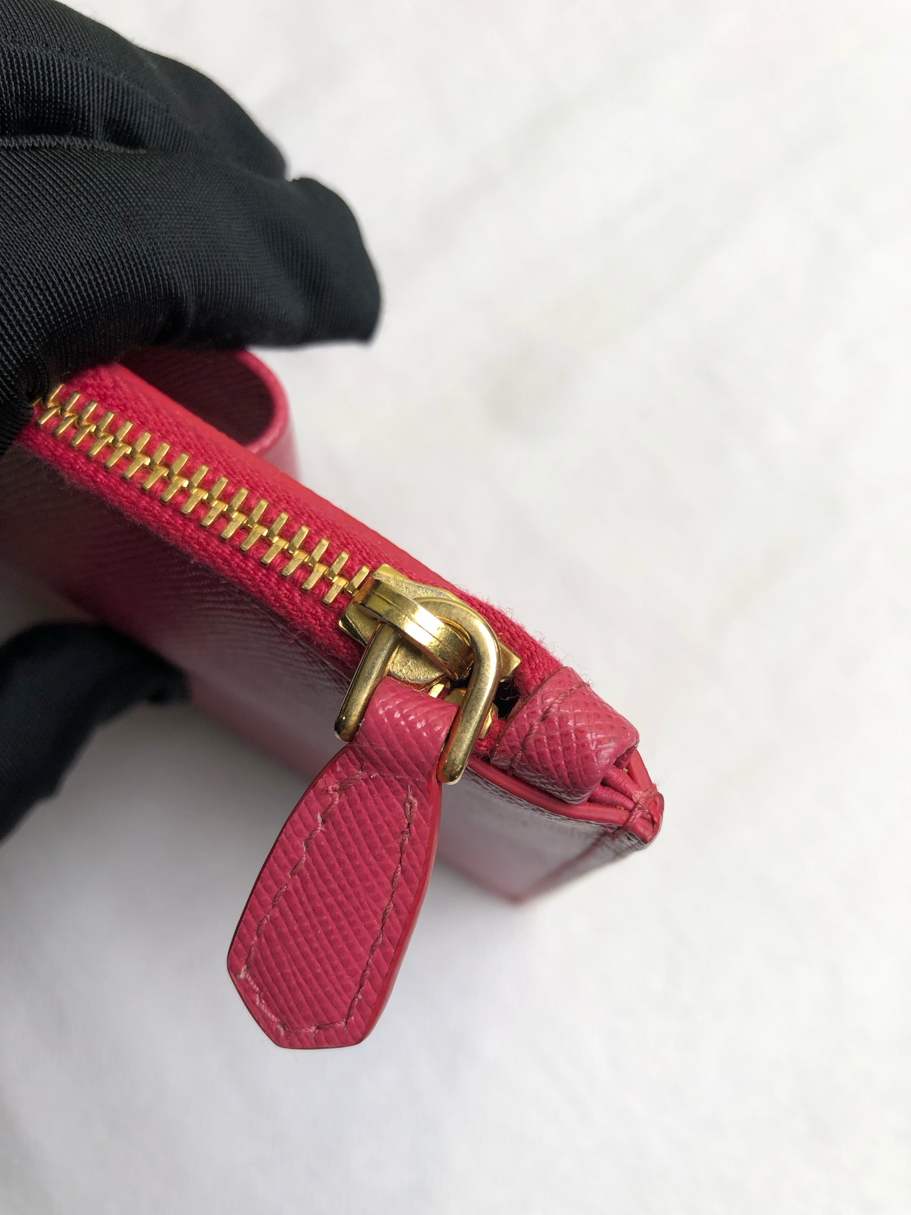 Prada Red Clutch