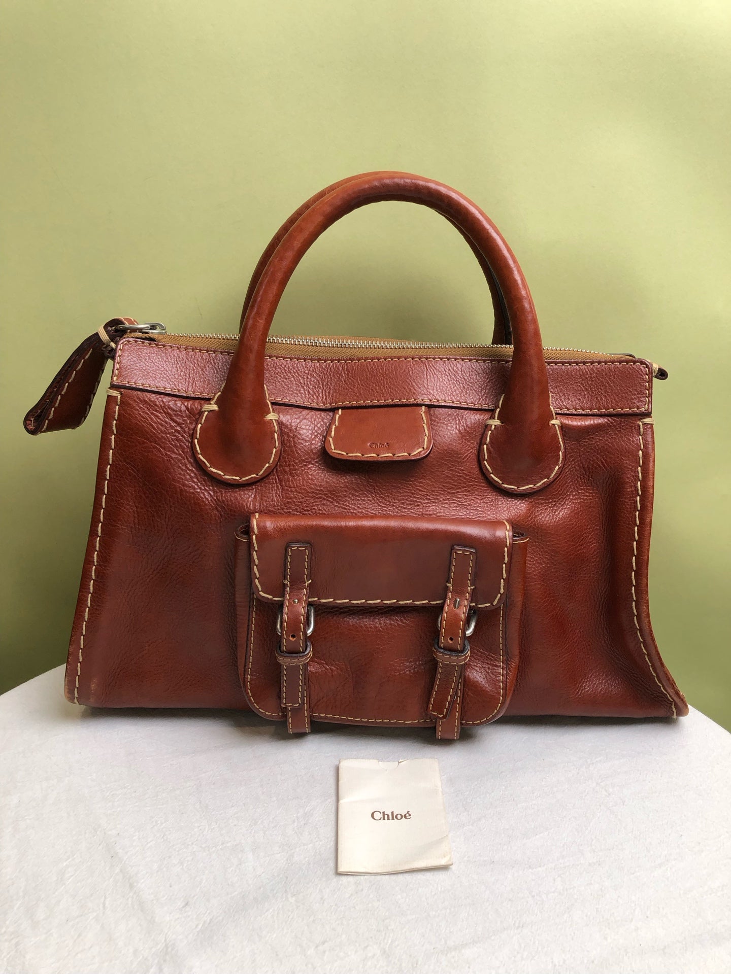 Chloe Brown Messenger Bag
