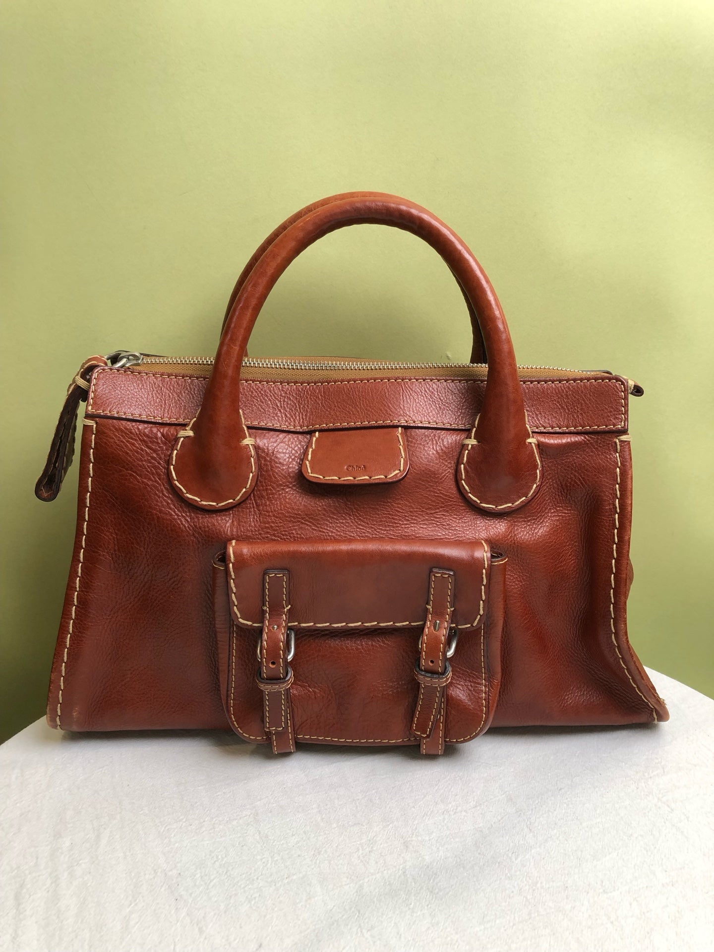Chloe Brown Messenger Bag