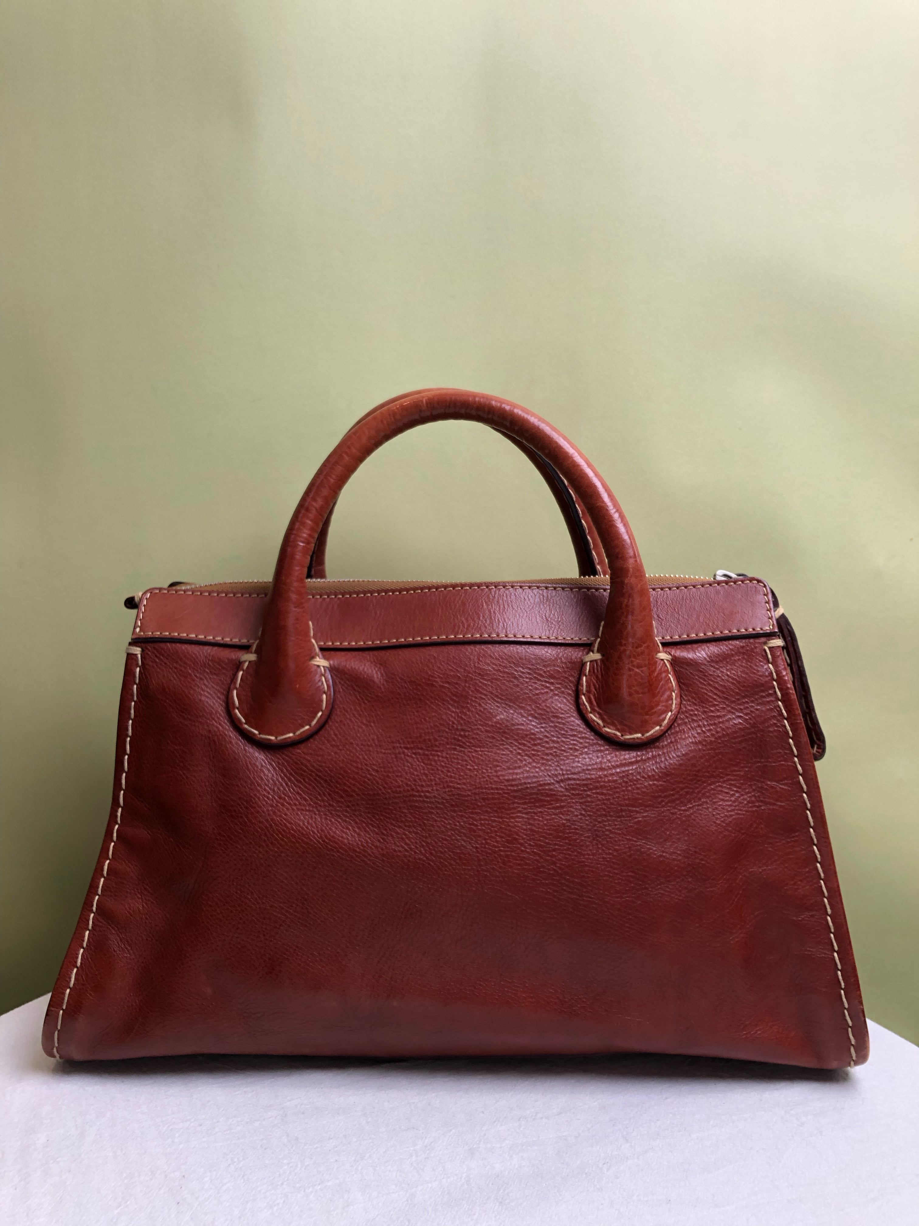 Chloe Brown Messenger Bag