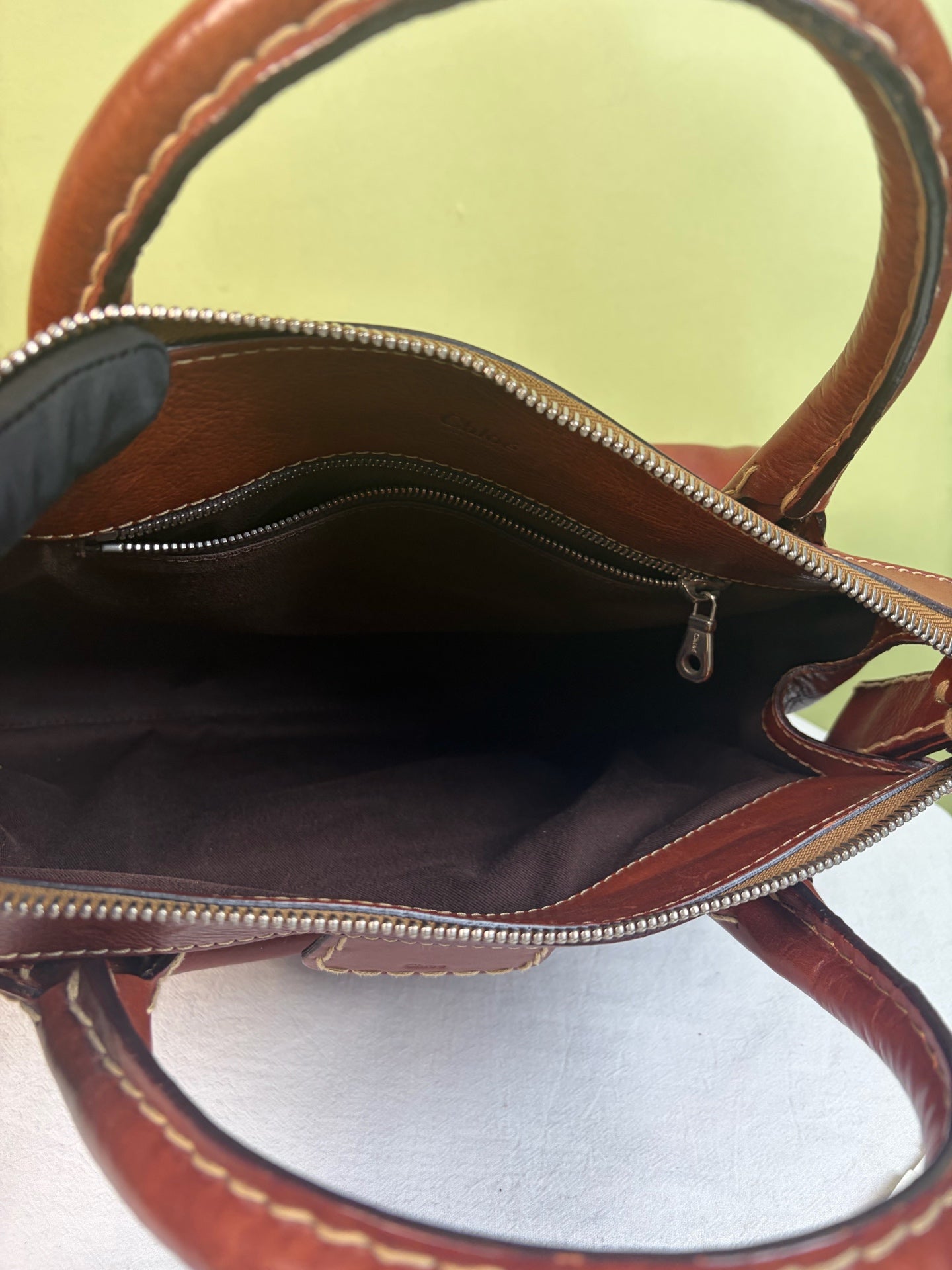 Chloe Brown Messenger Bag