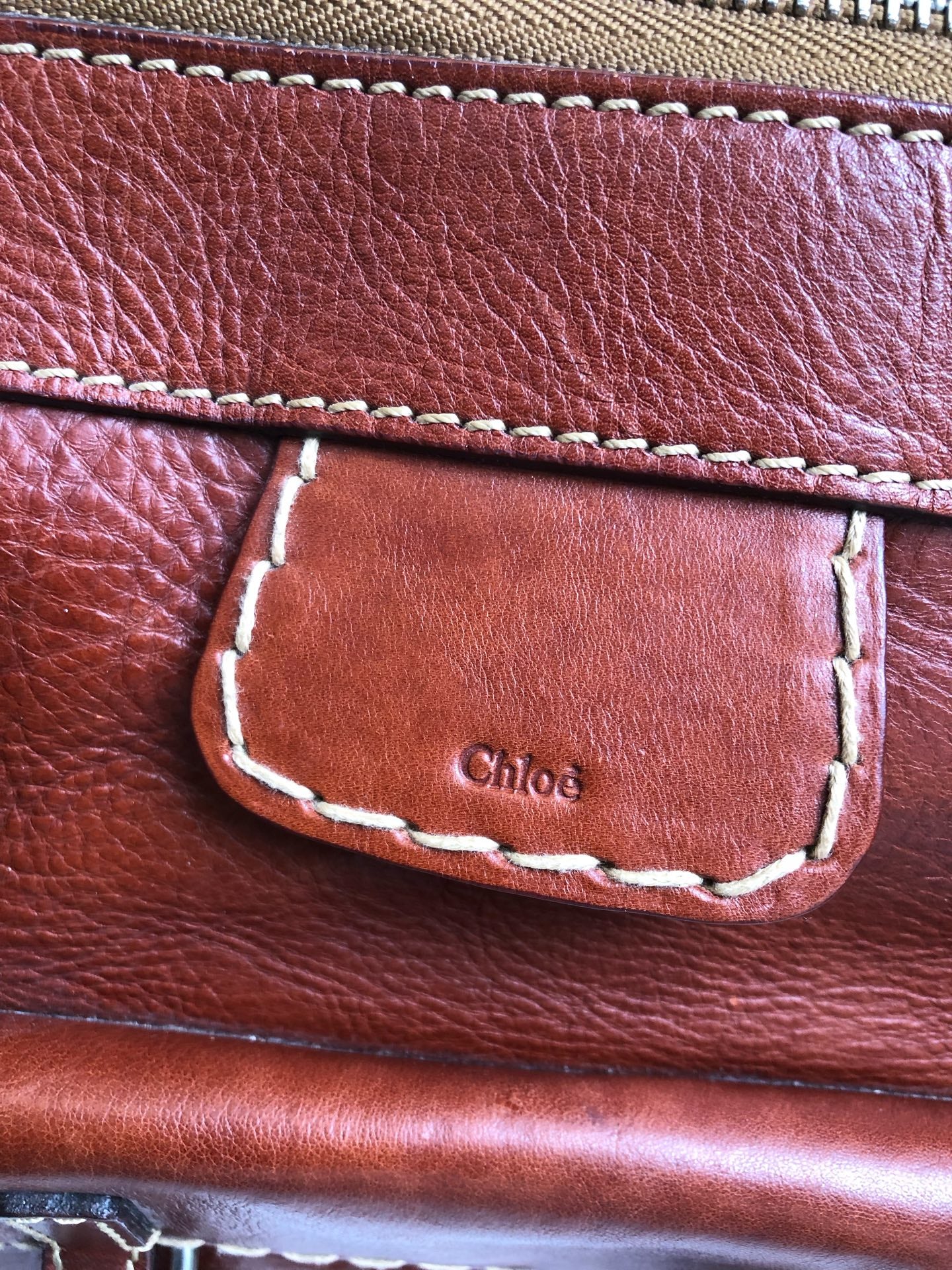 Chloe Brown Messenger Bag
