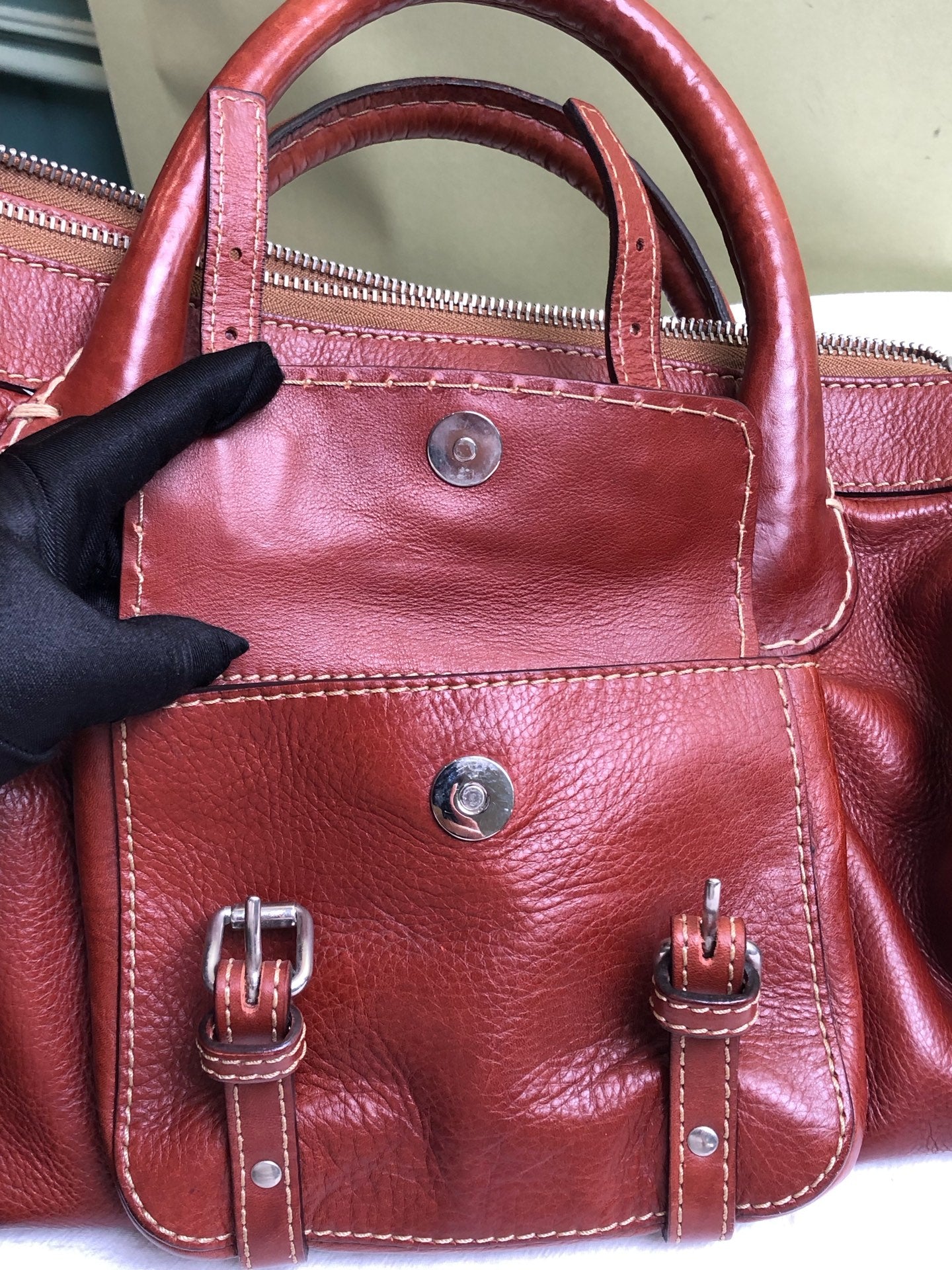Chloe Brown Messenger Bag