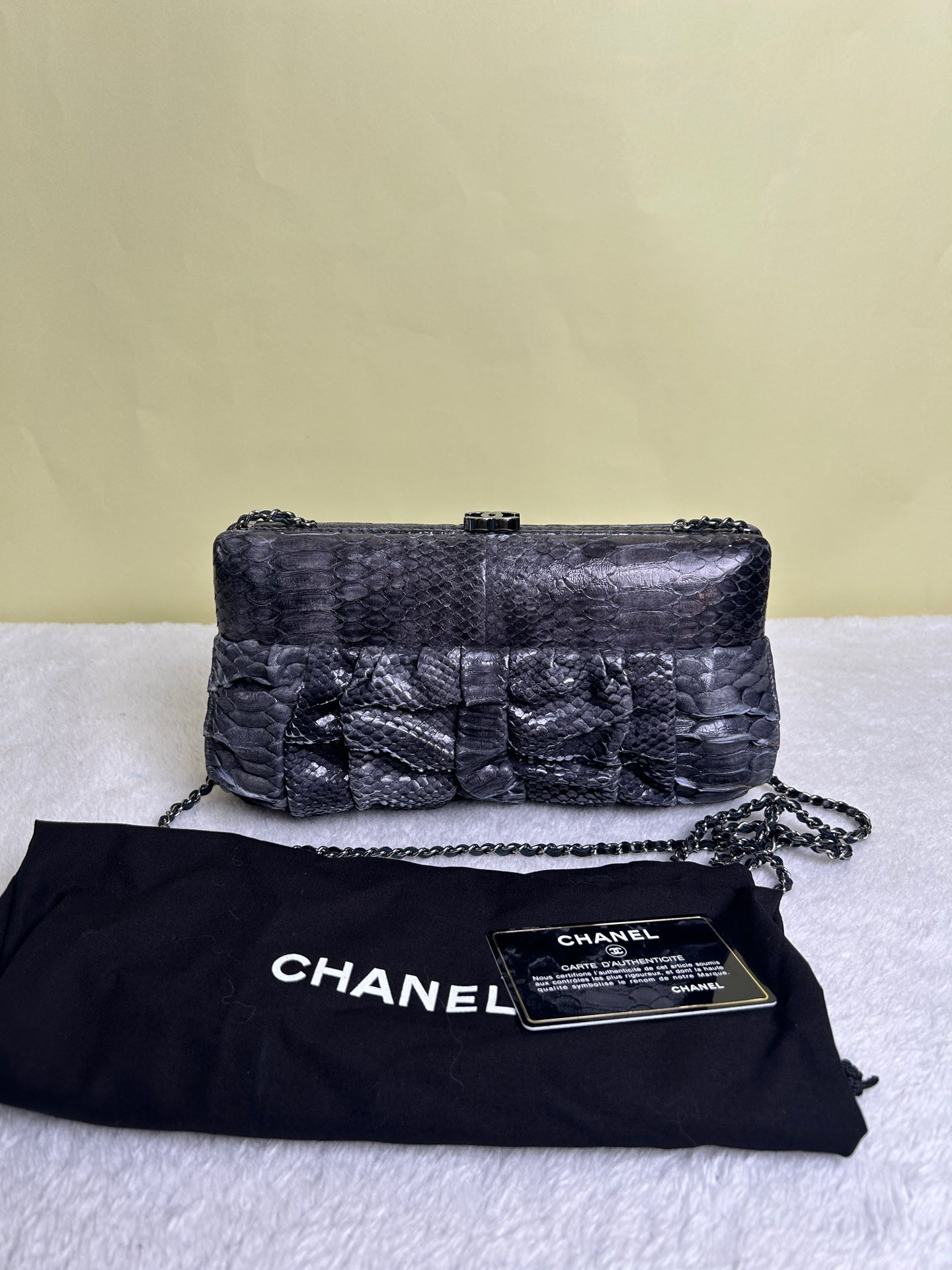 Chanel Gray Crossbody
