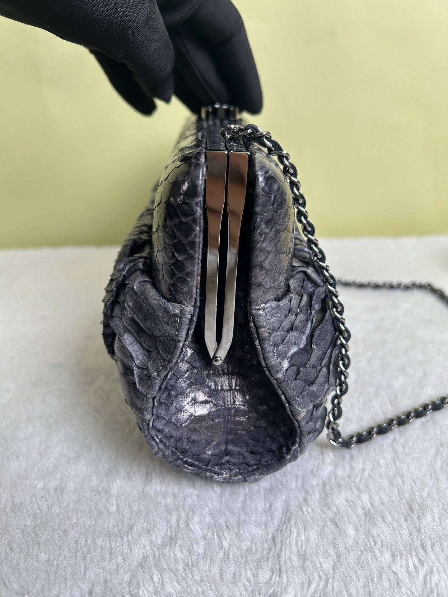 Chanel Gray Crossbody