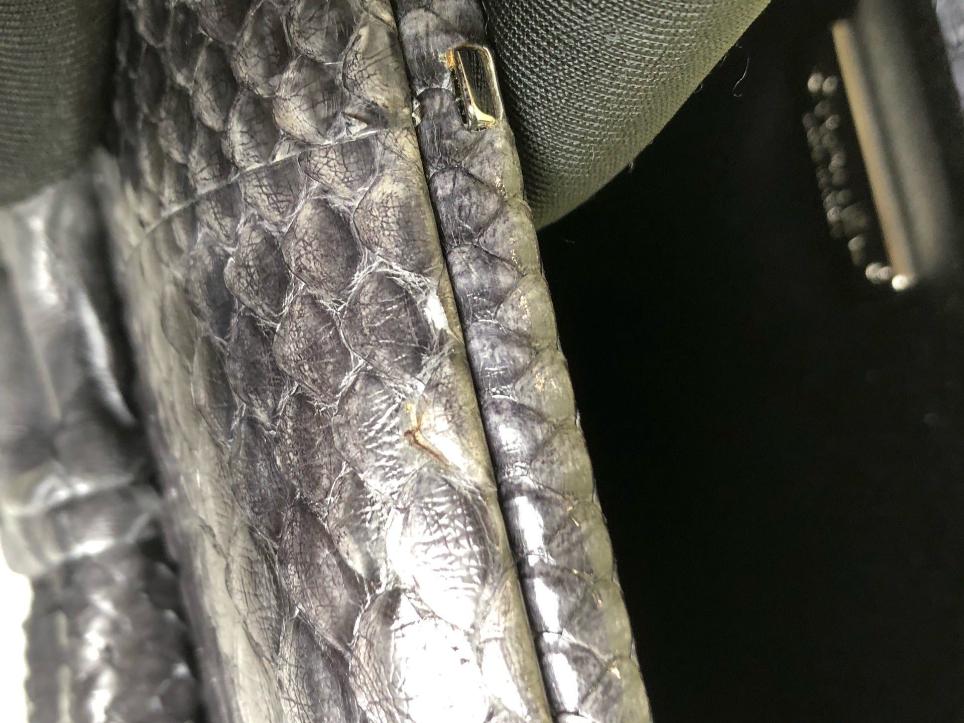 Chanel Gray Crossbody