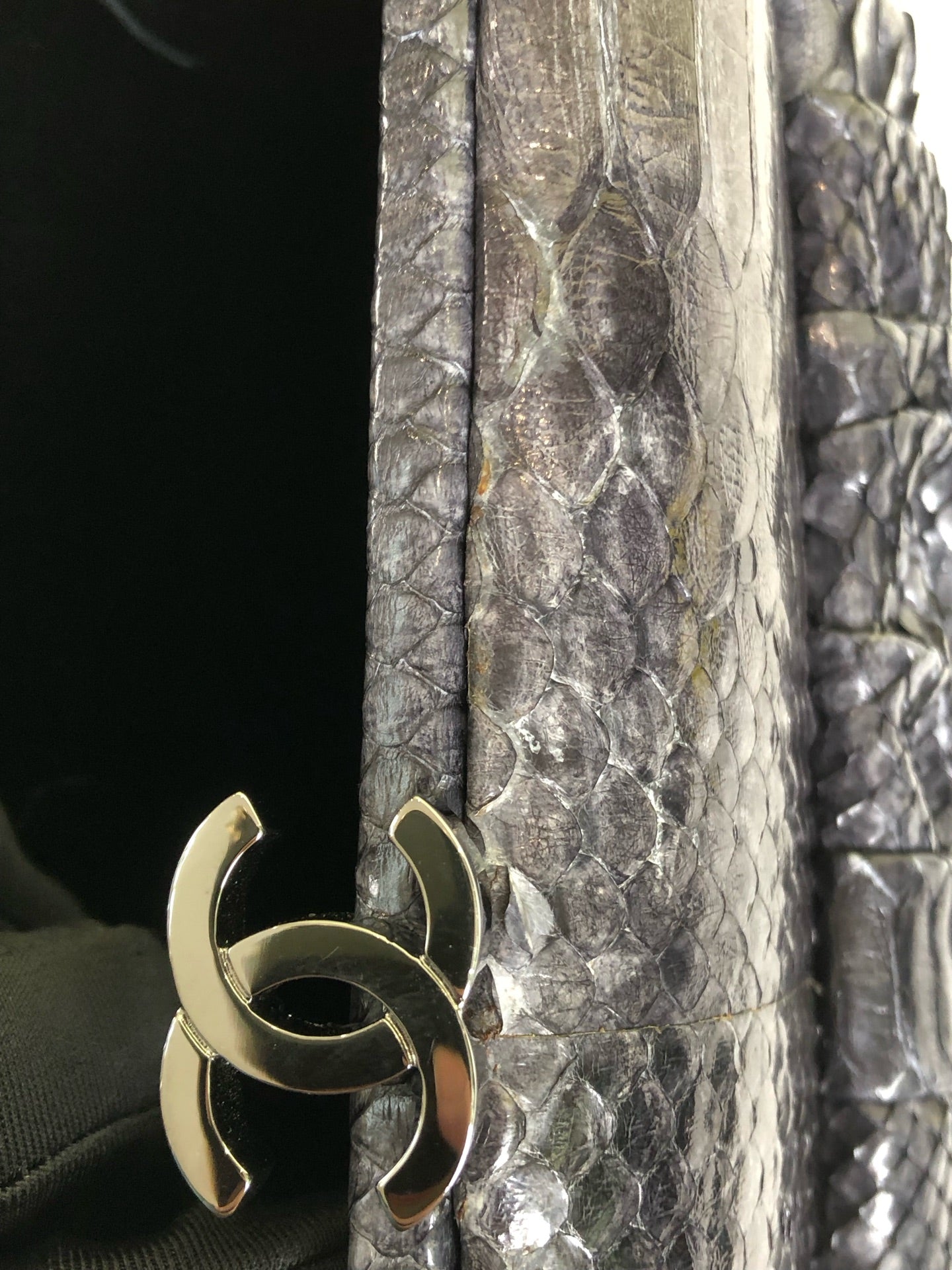 Chanel Gray Crossbody