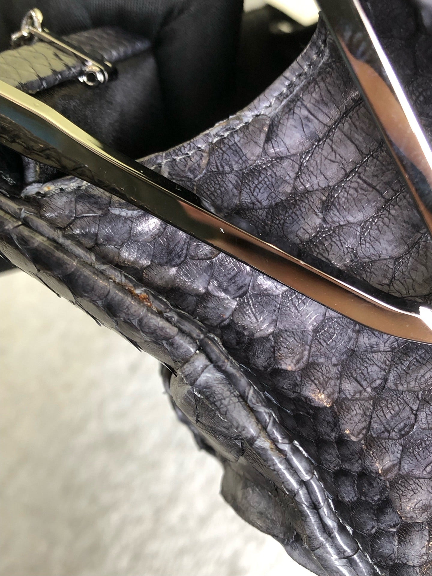 Chanel Gray Crossbody