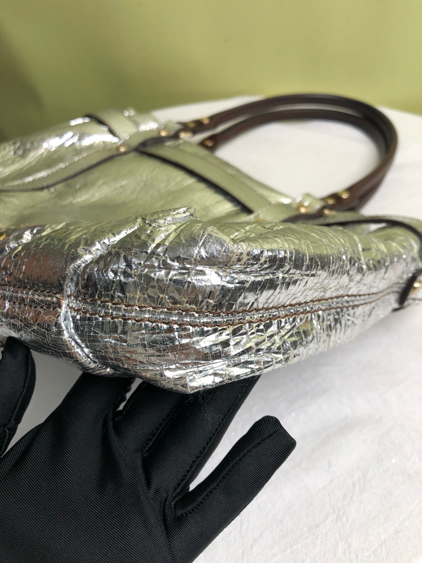 LANVIN/浪凡 Silver Satchel