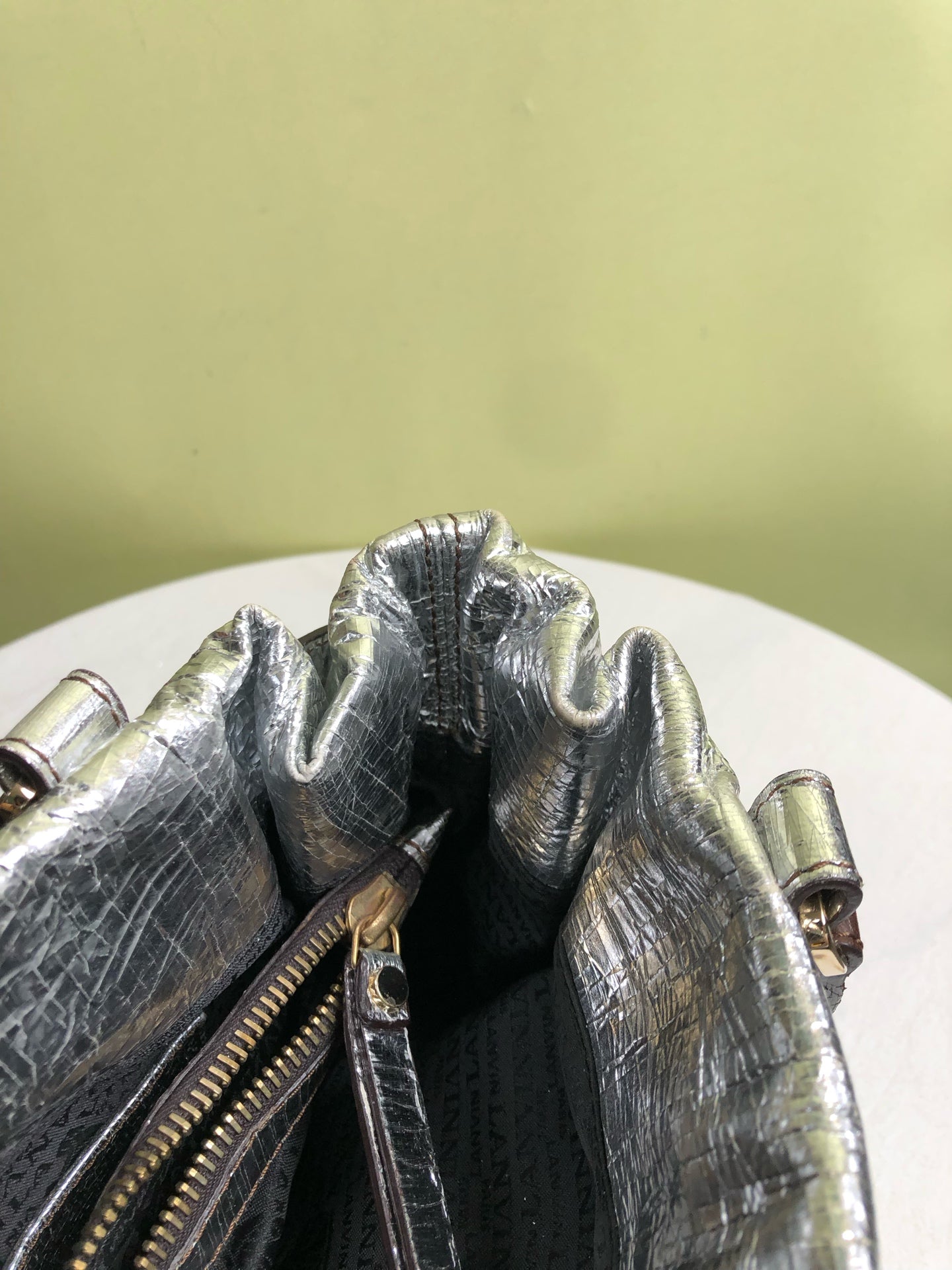 LANVIN/浪凡 Silver Satchel