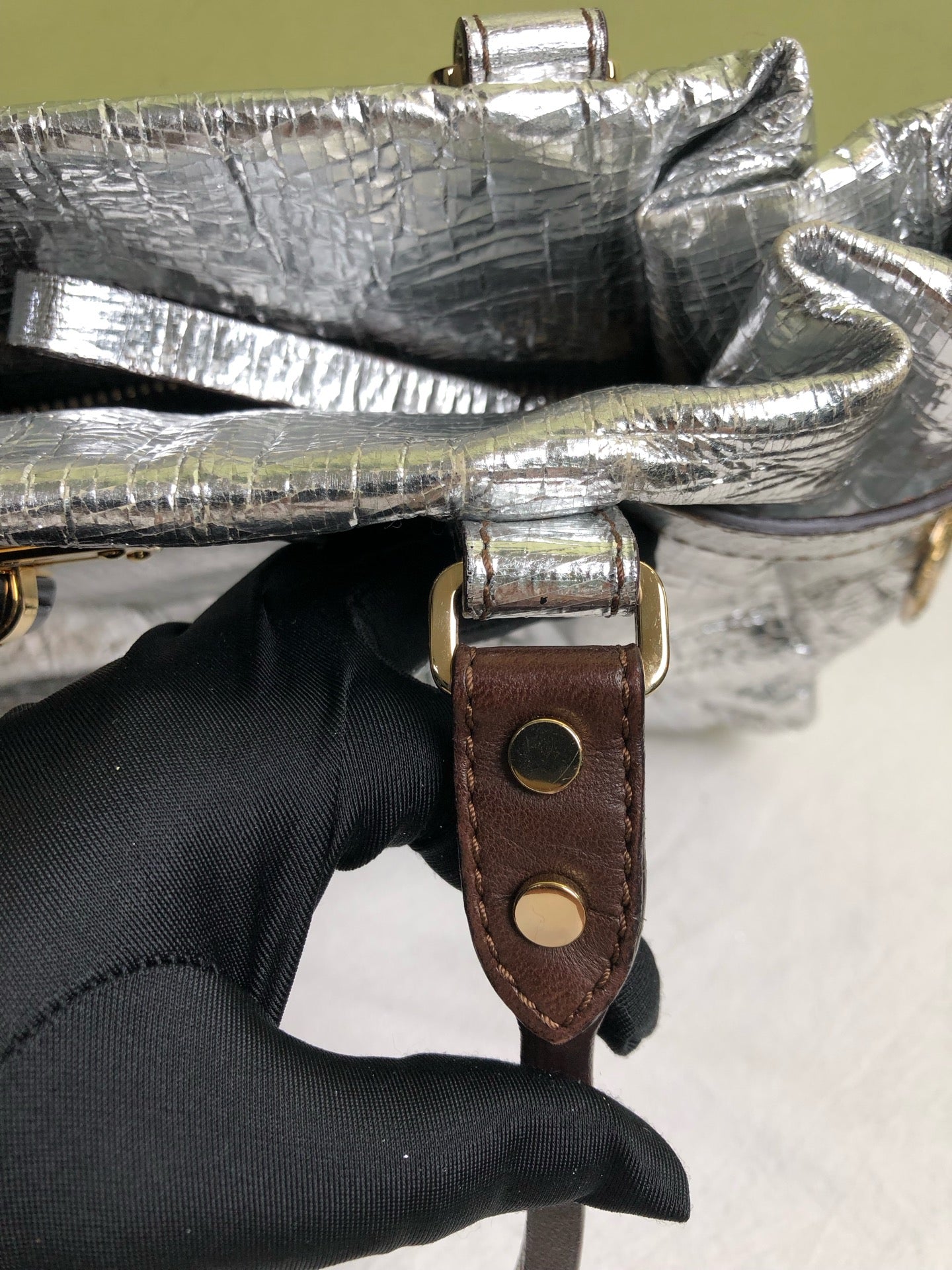 LANVIN/浪凡 Silver Satchel