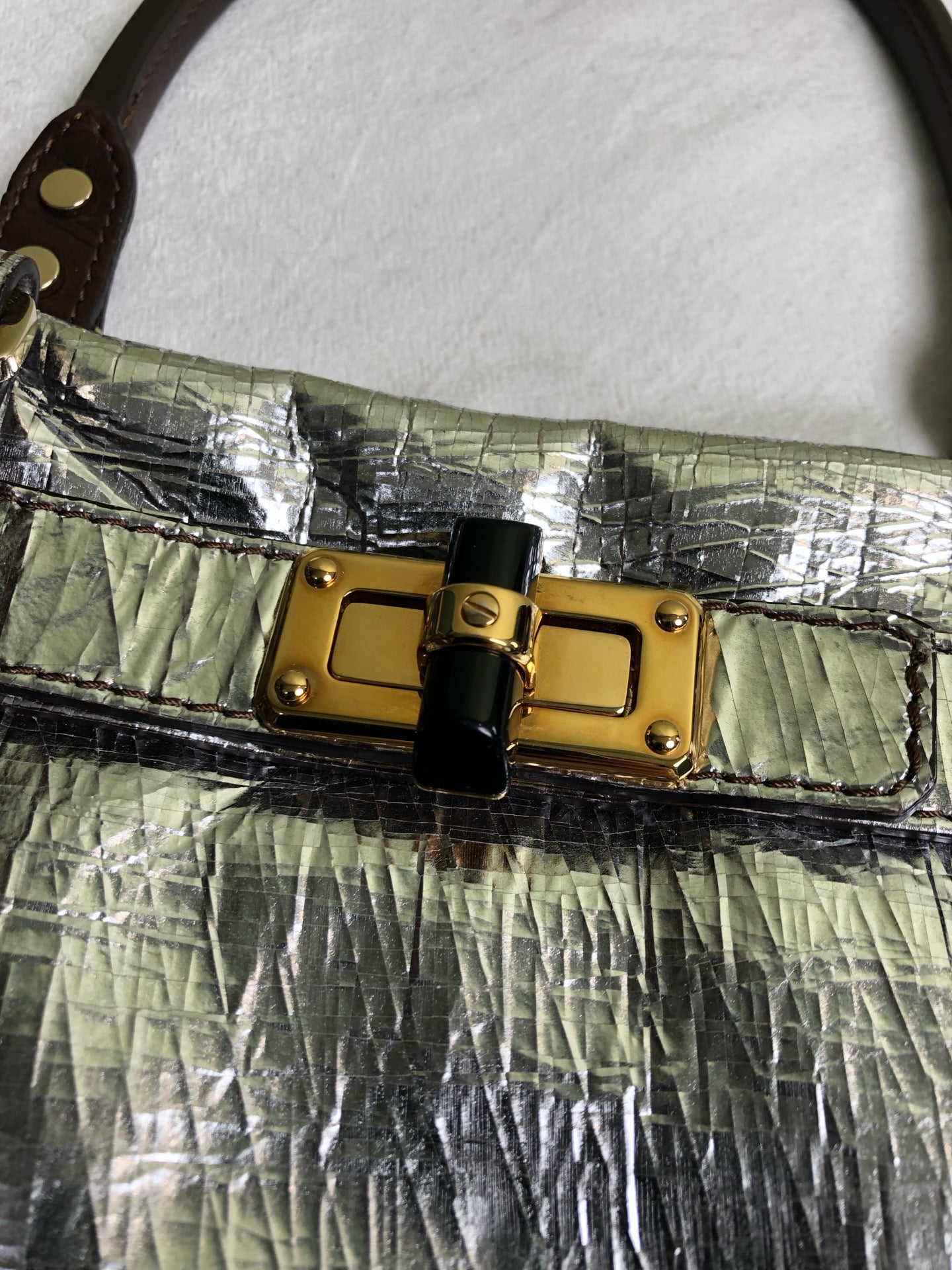 LANVIN/浪凡 Silver Satchel