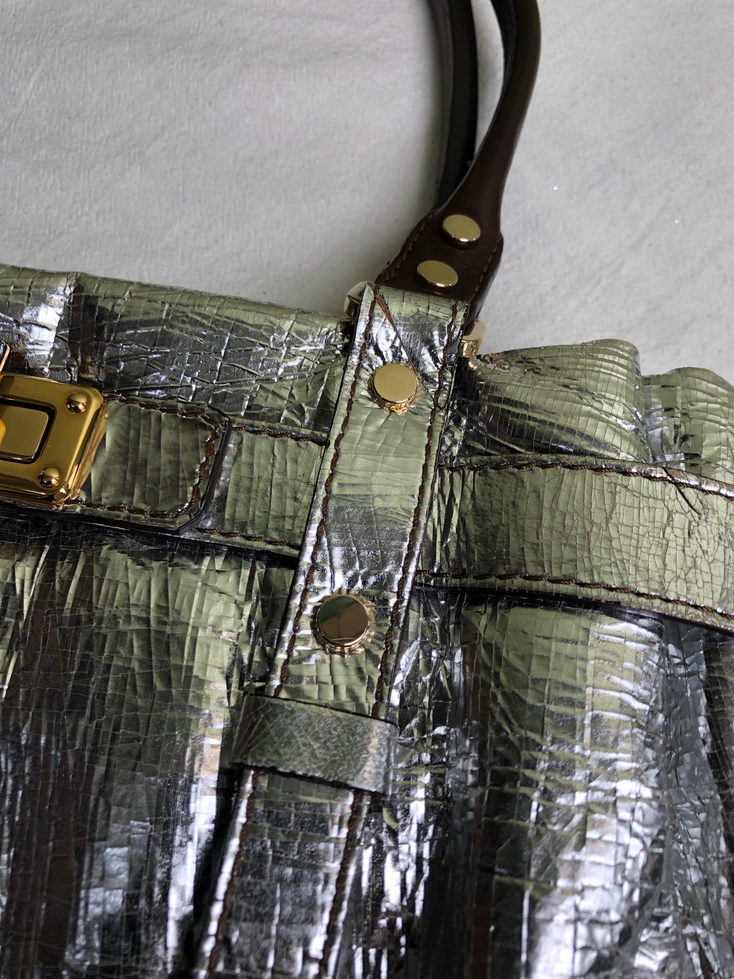 LANVIN/浪凡 Silver Satchel