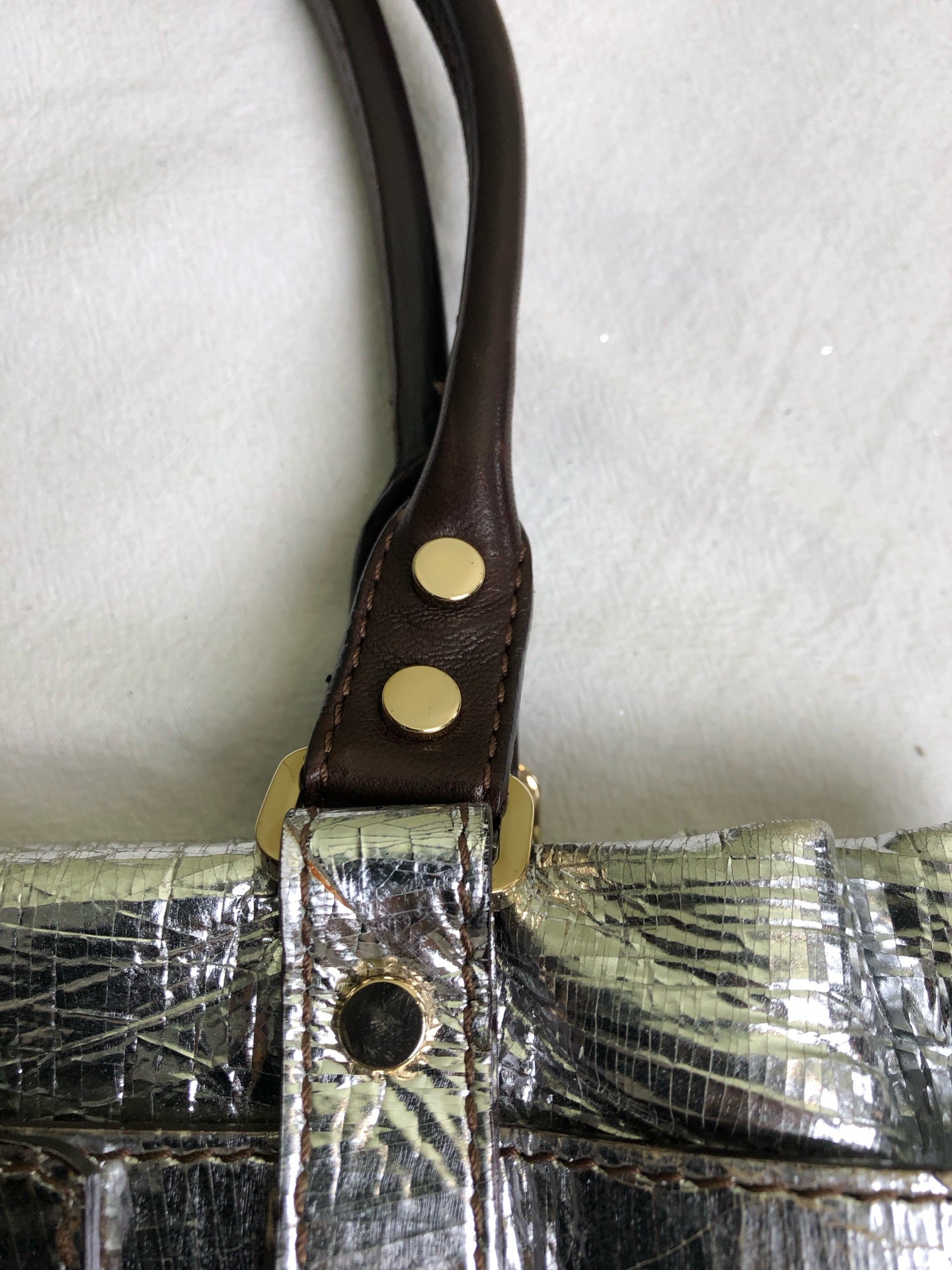 LANVIN/浪凡 Silver Satchel