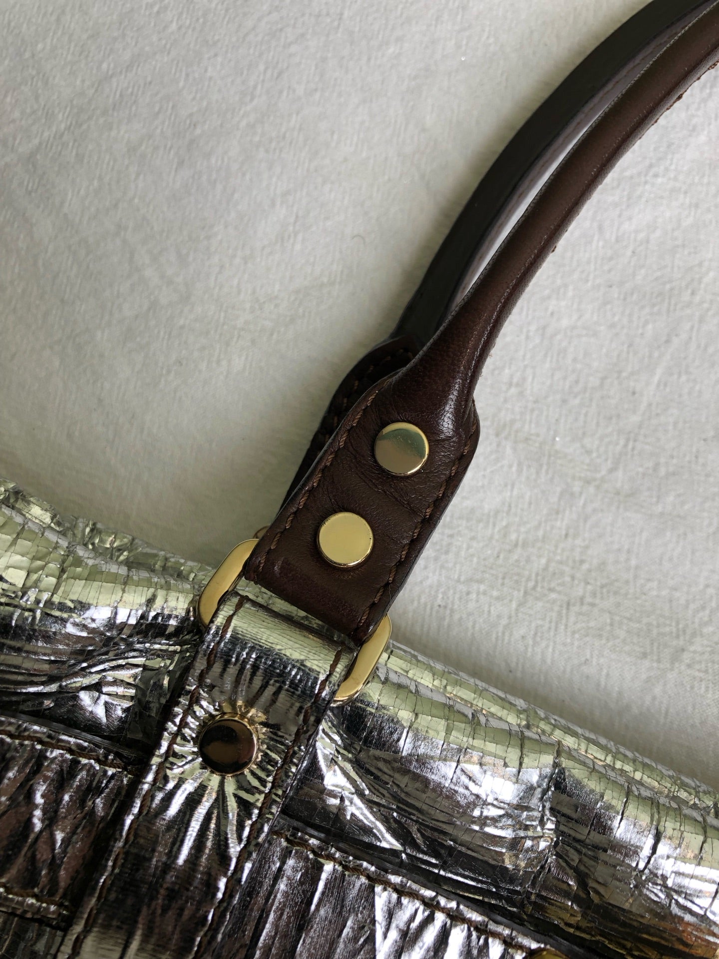 LANVIN/浪凡 Silver Satchel