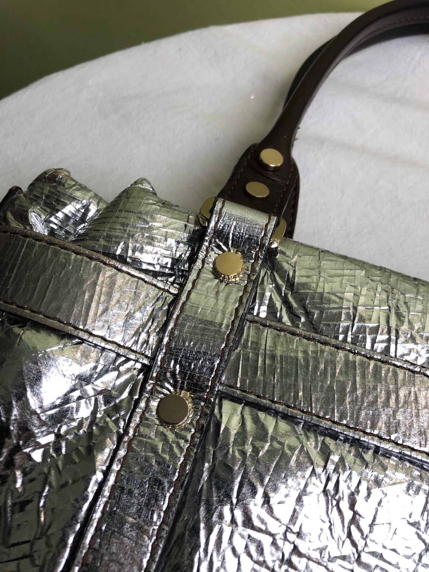 LANVIN/浪凡 Silver Satchel