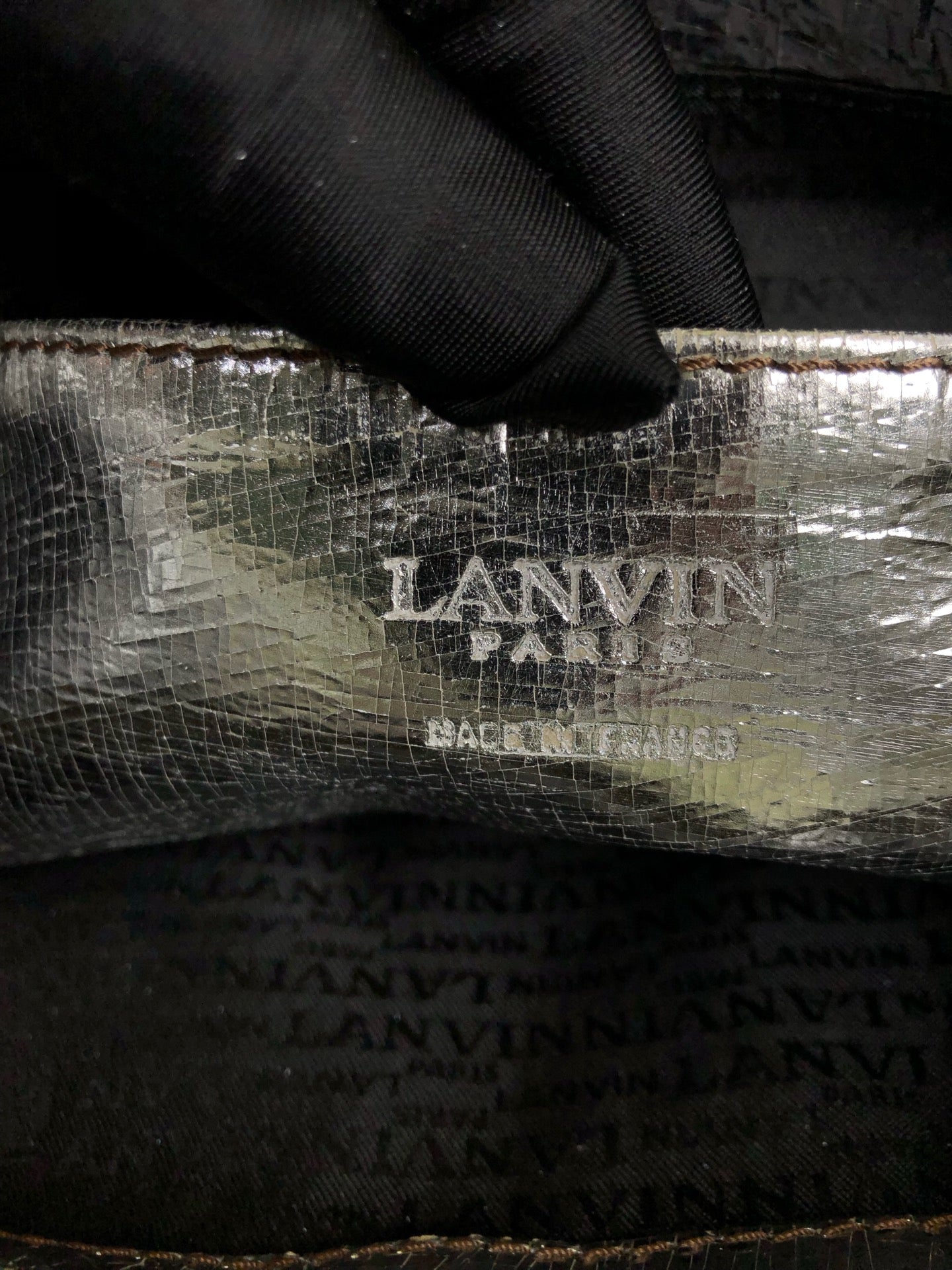 LANVIN/浪凡 Silver Satchel