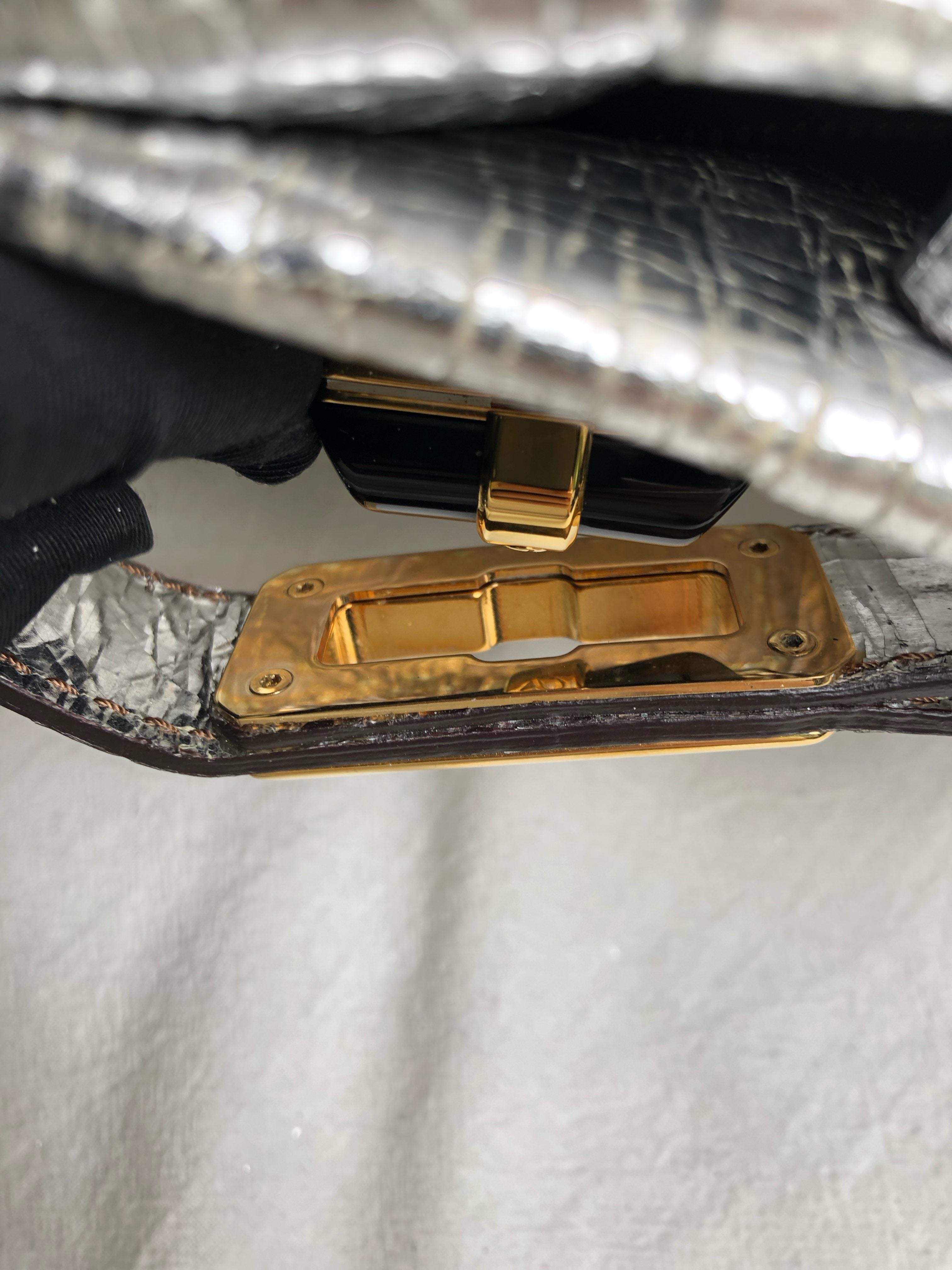 LANVIN/浪凡 Silver Satchel