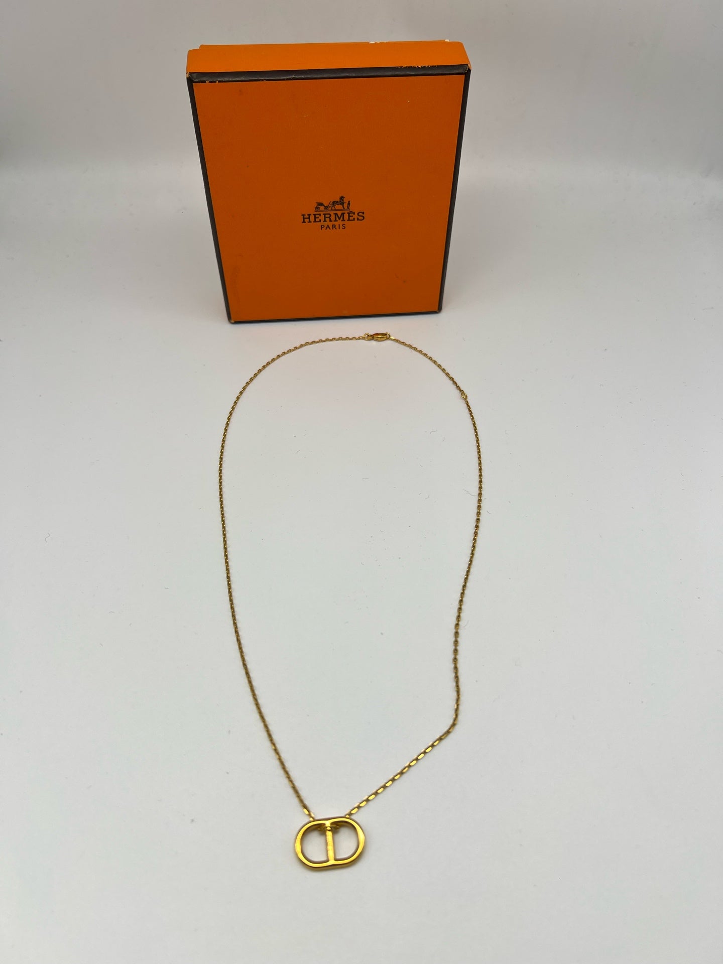 Hermes Gold Necklace