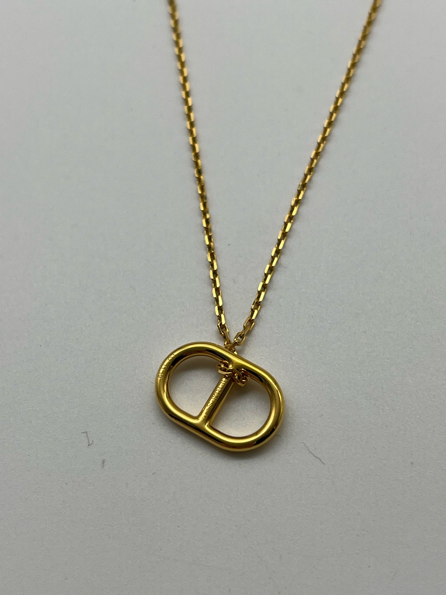 Hermes Gold Necklace